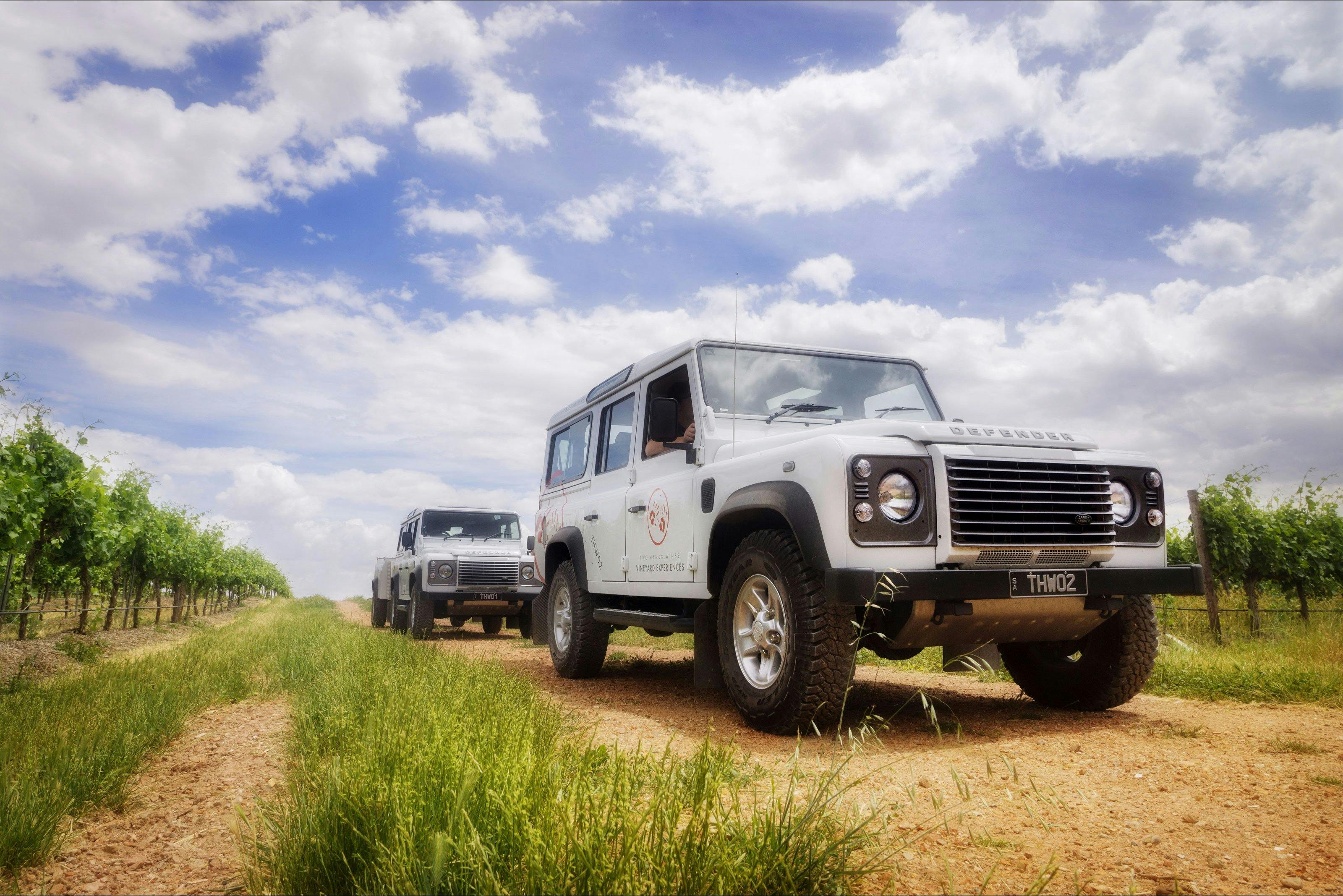 Venture off-road in our luxury 4WD vehicles.