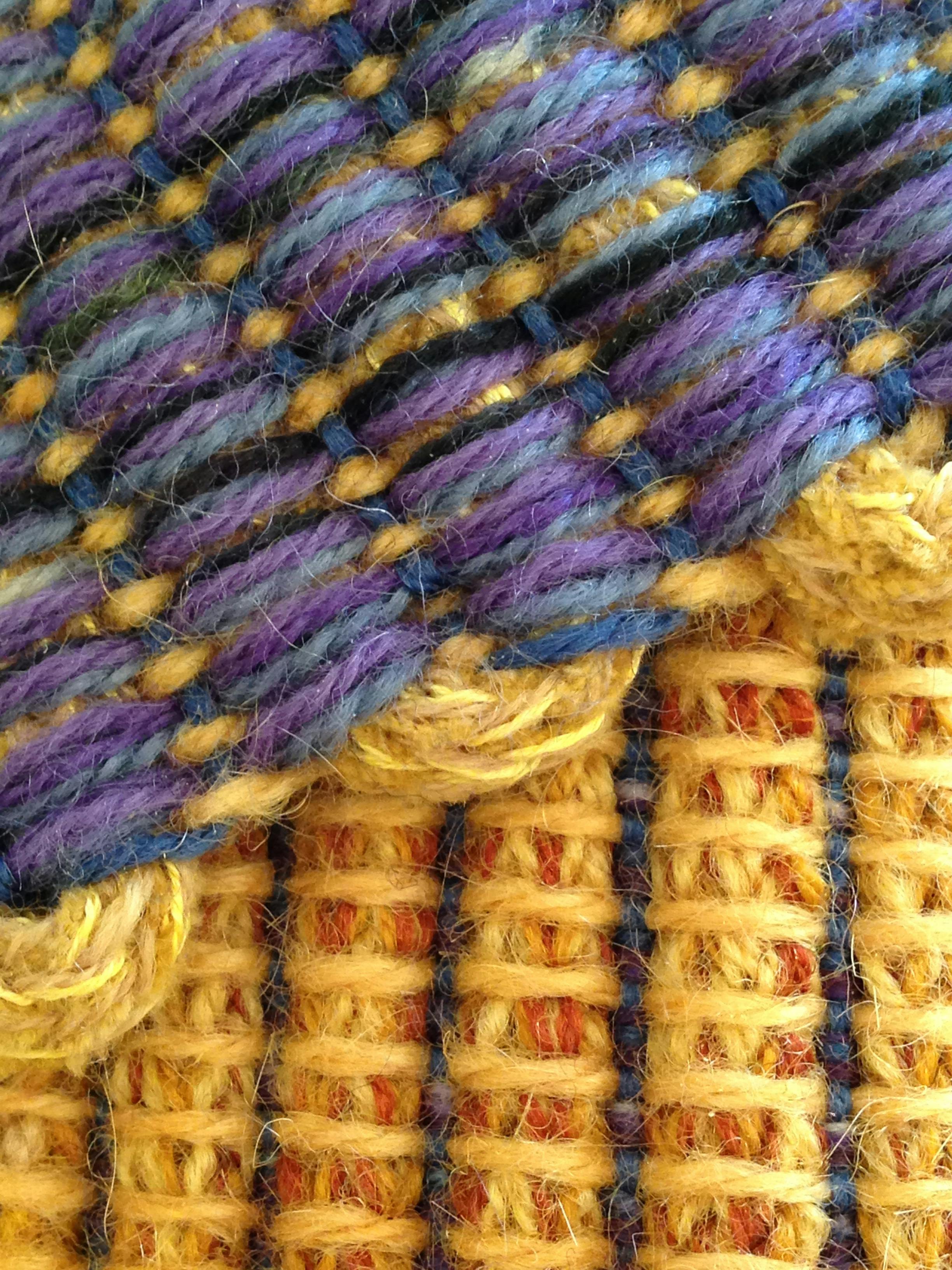 Wool Warp, I-cord Weft