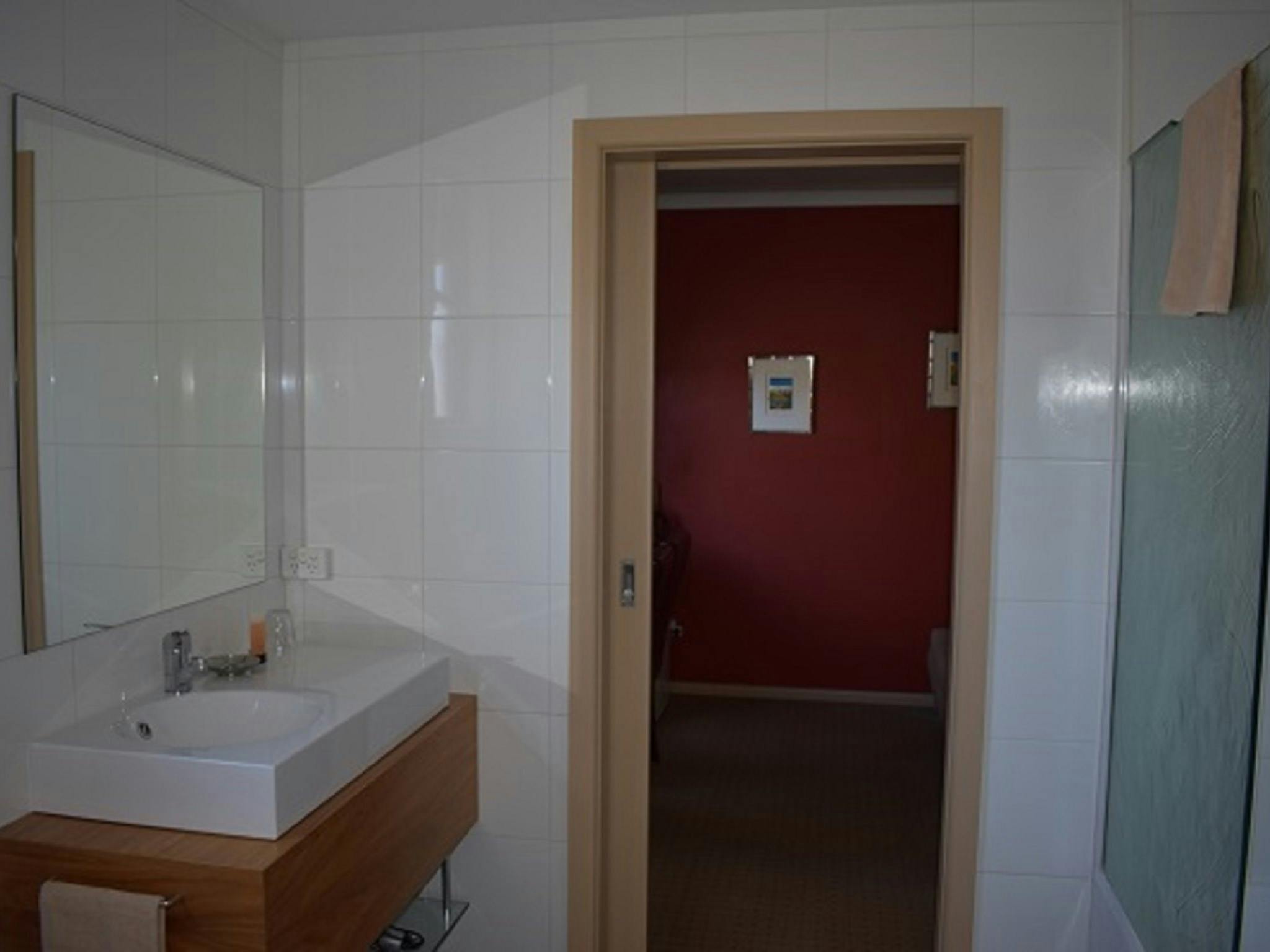 Bathroom to Lounge Room