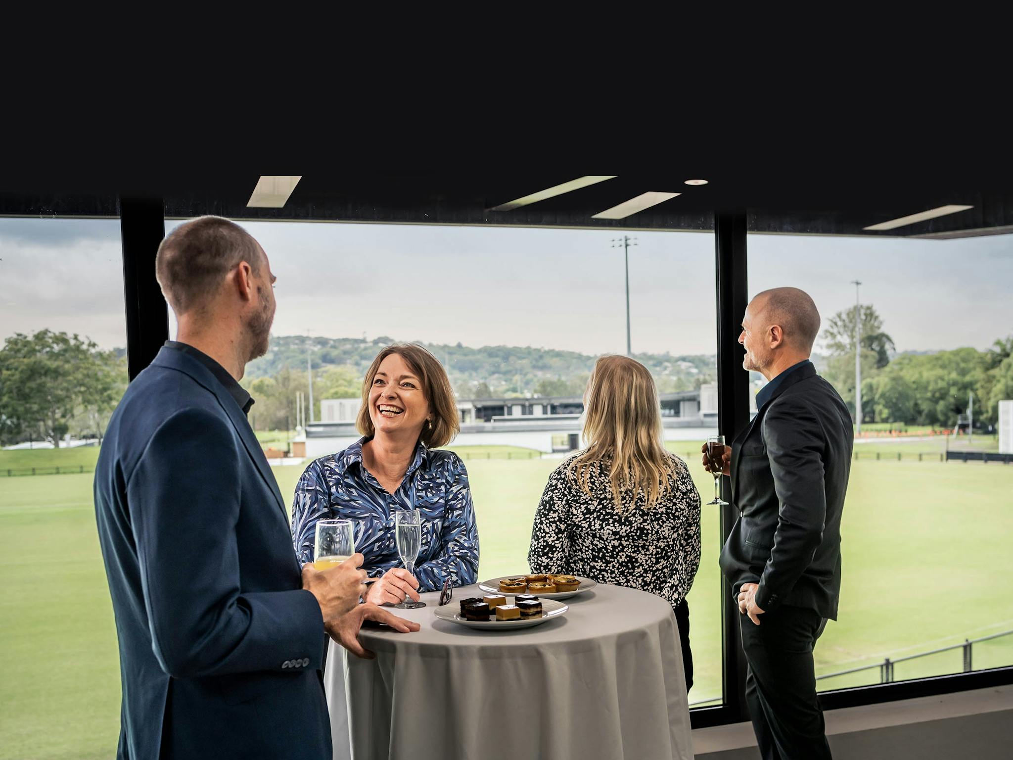 overlooking Oakes Oval