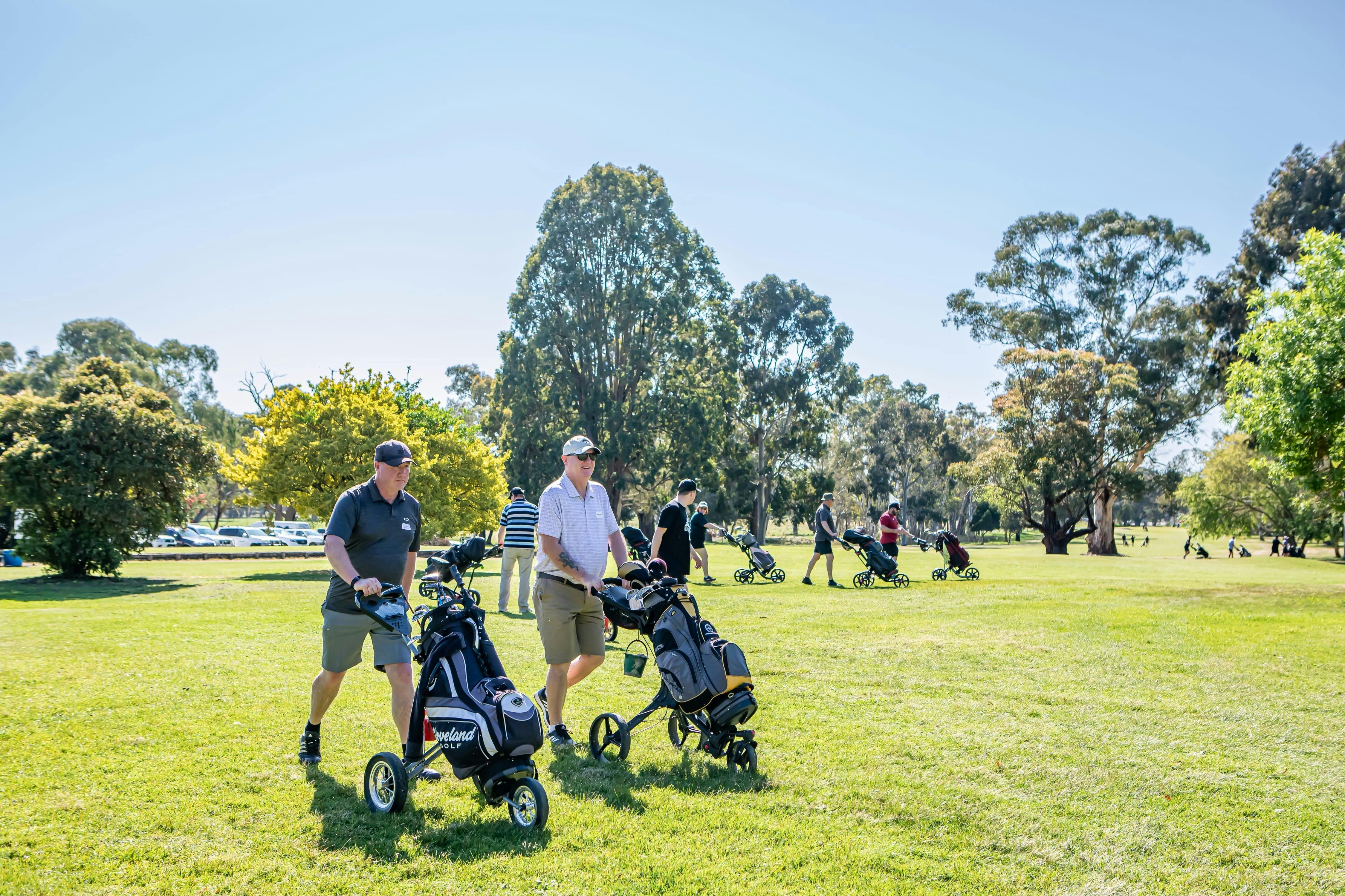 A round of Golf and then off to do some wine tasting