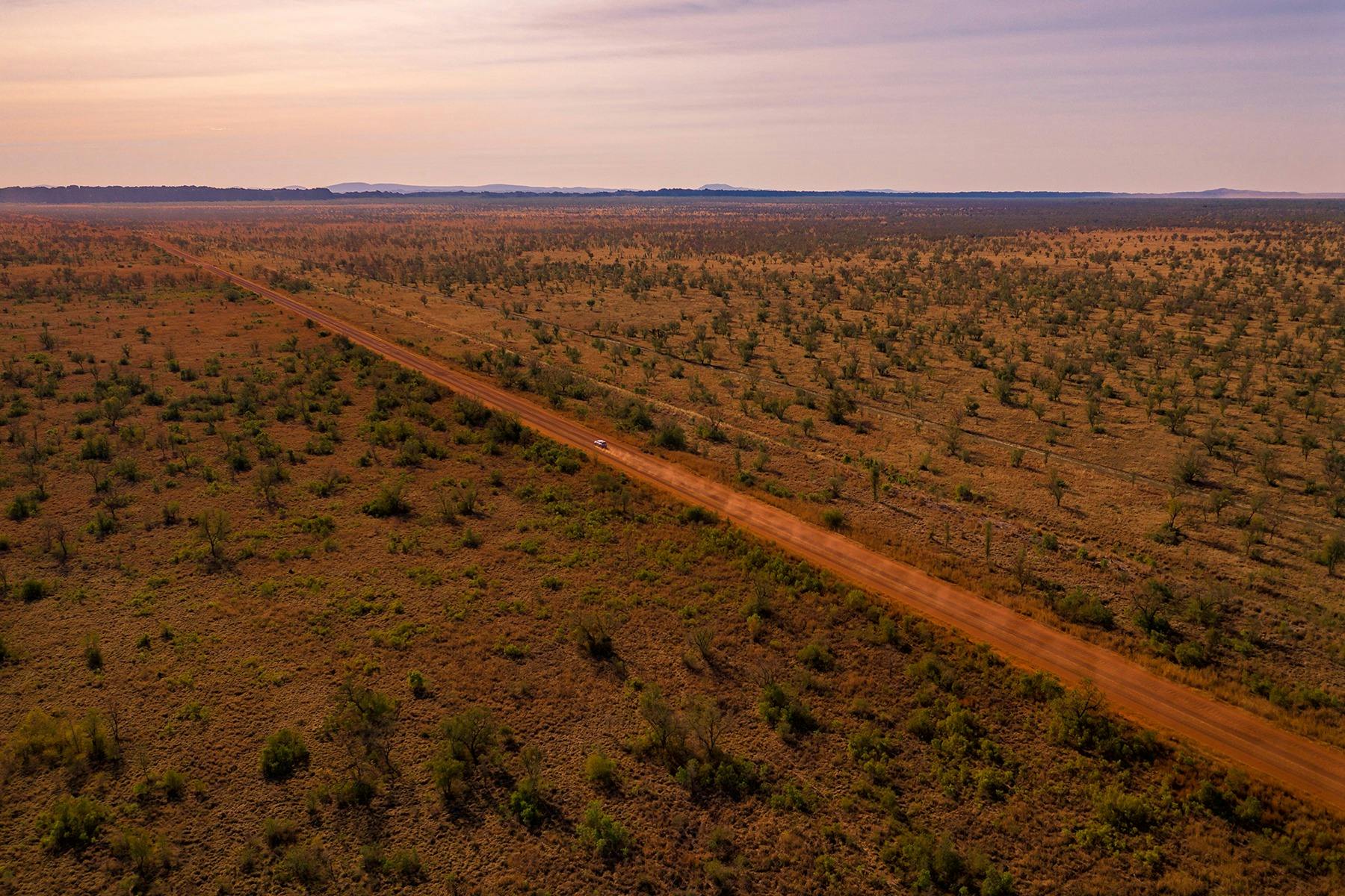 Driving along the Gibb River Road
