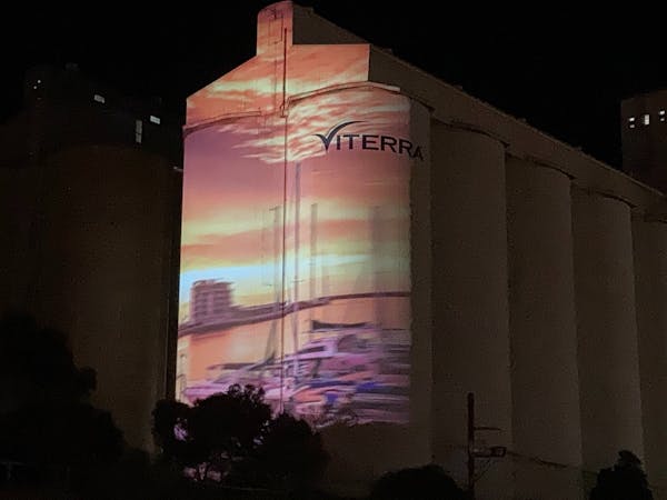 Wallaroo Silo Light Show