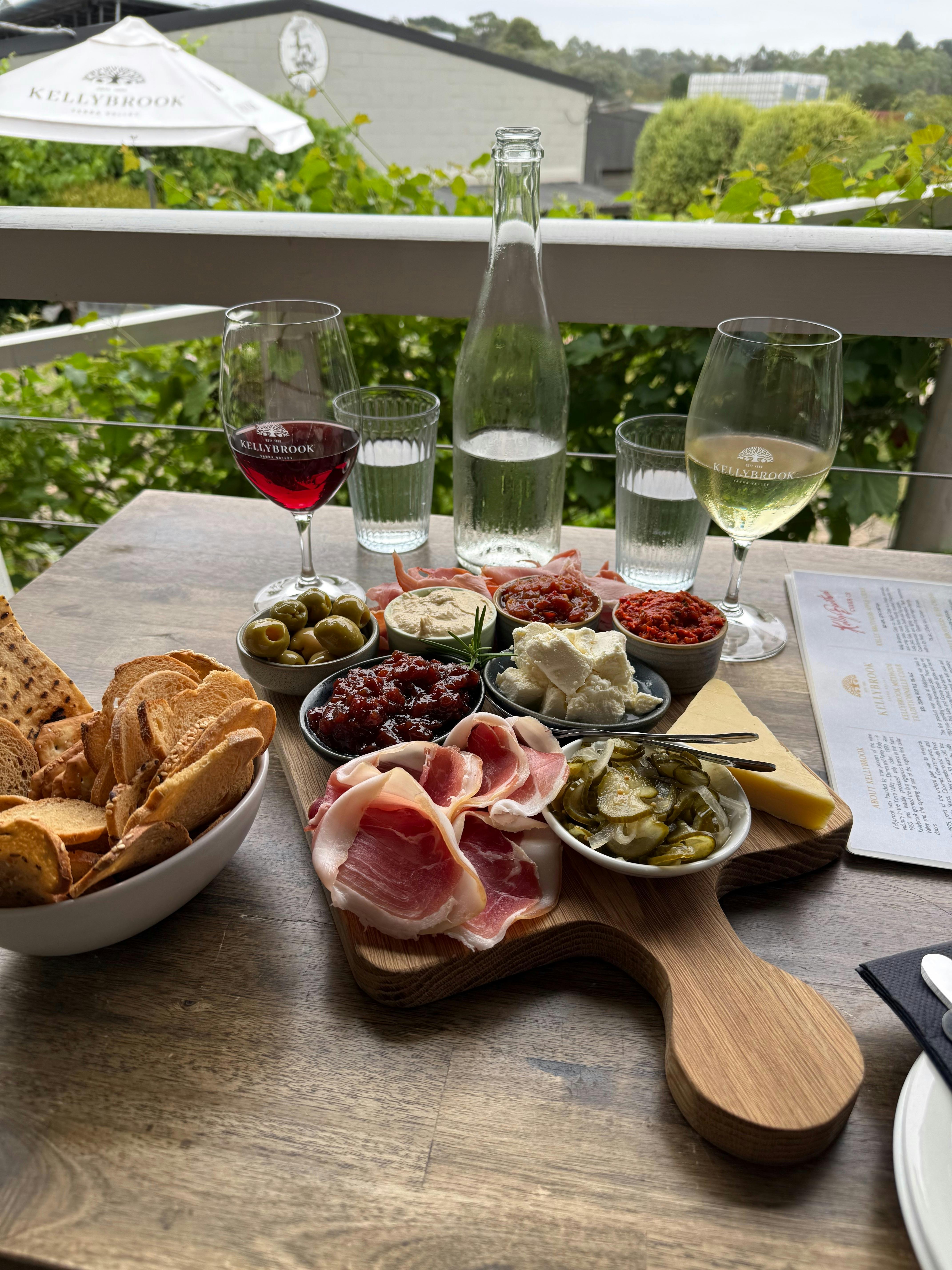 Friday Vineyard Platter with Wine