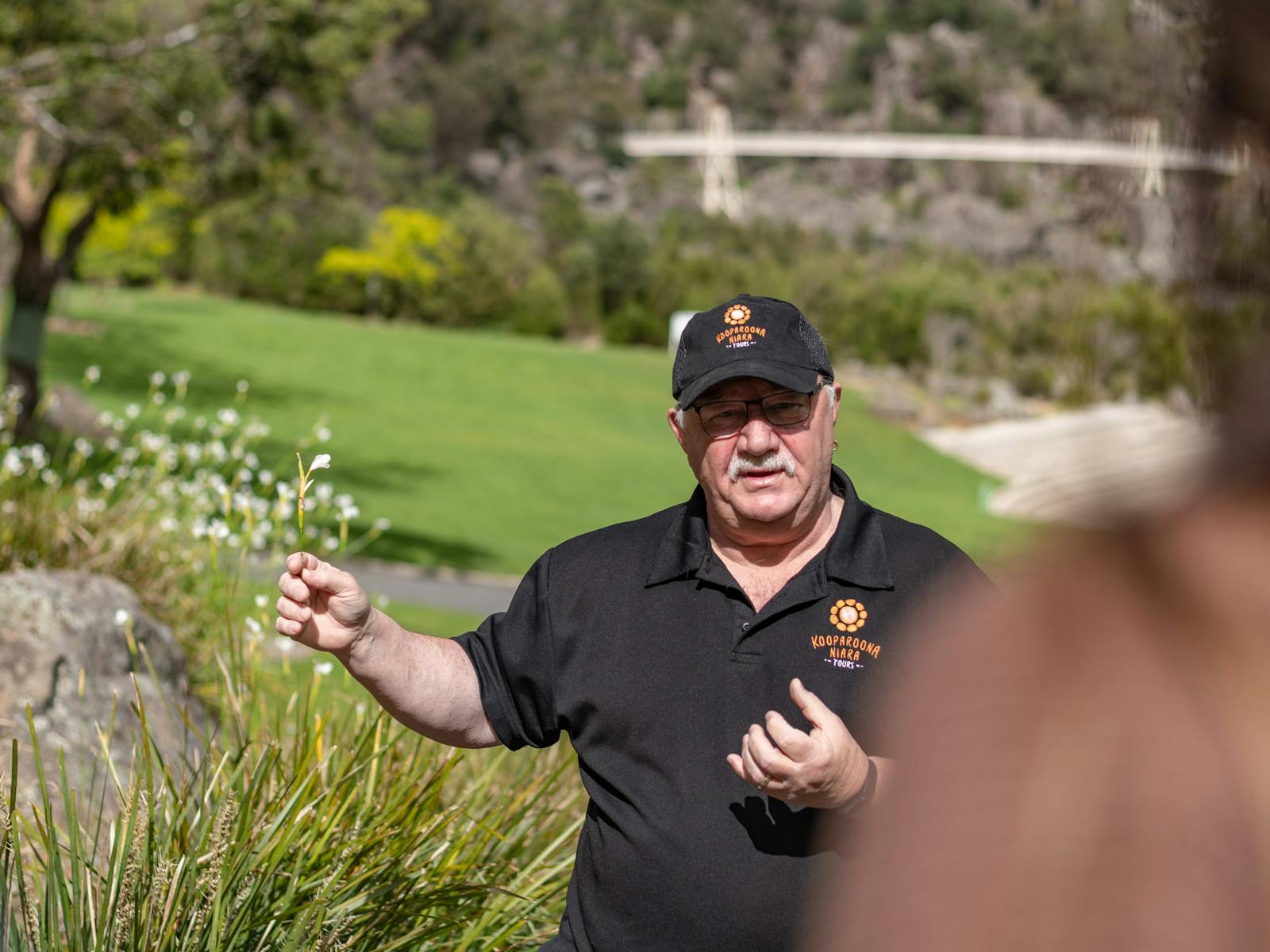 Owner, Greg providing an insight into Tasmanian Aboriginal Culture