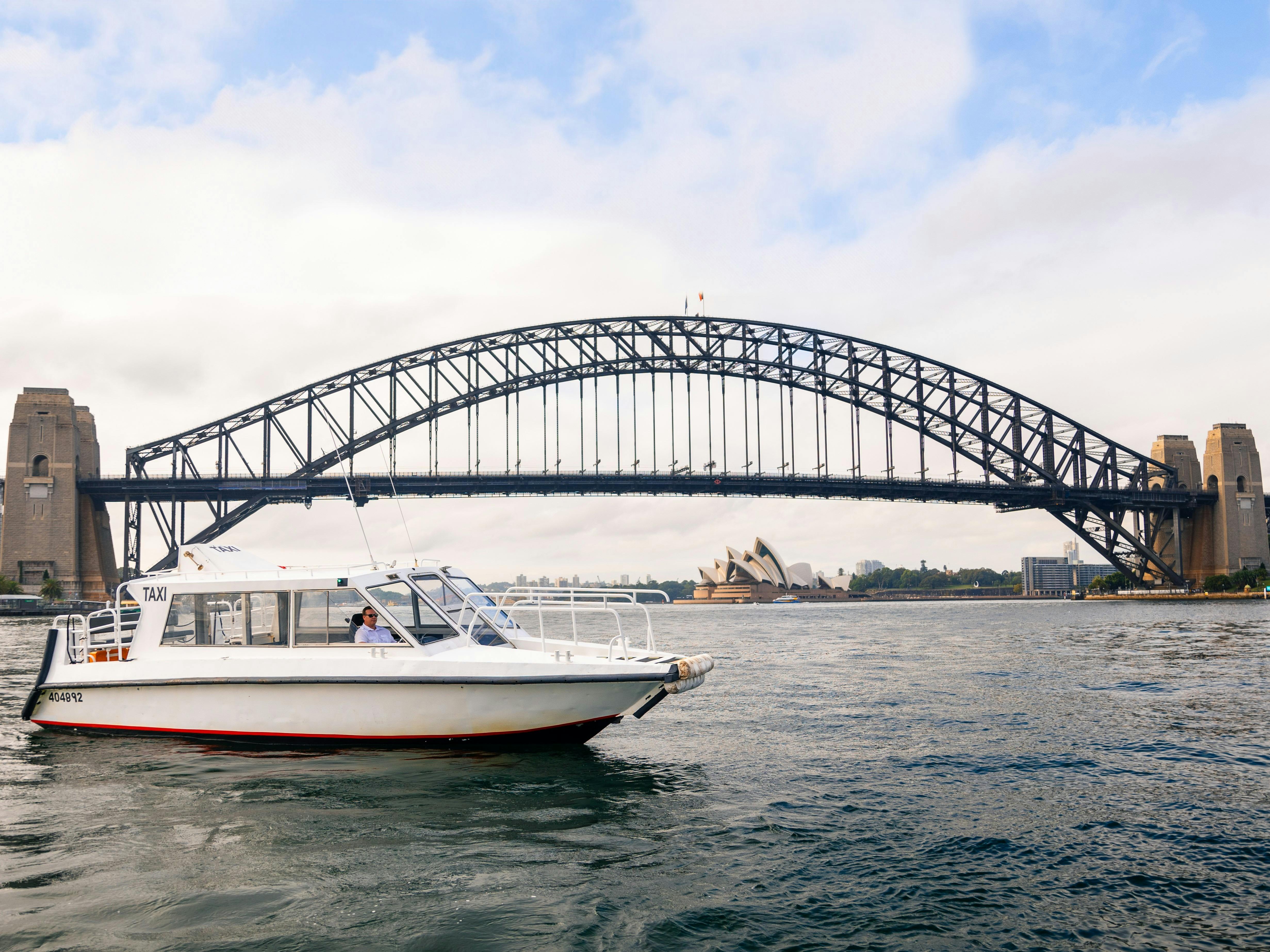 A unique perspective on Sydney: how a water taxi can show you the Harbour City a new way.