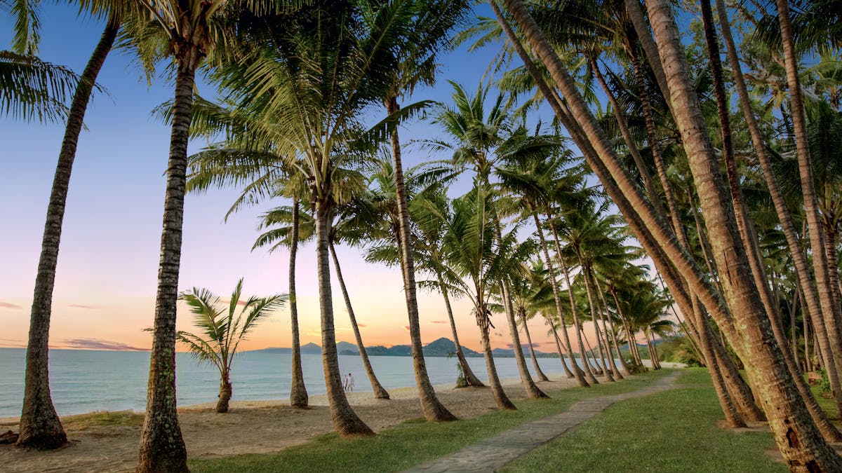 For the prettiest walk along the beach, a holiday in Palm Cove is a must.