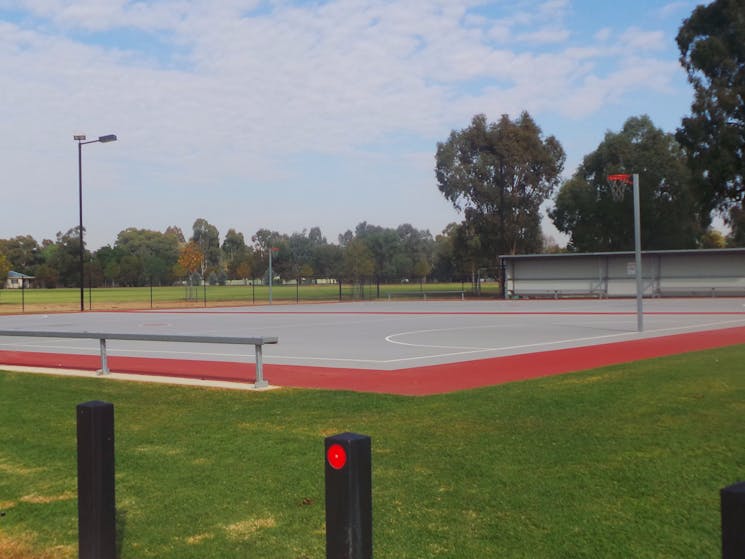Netball courts at Lowe square Howlong