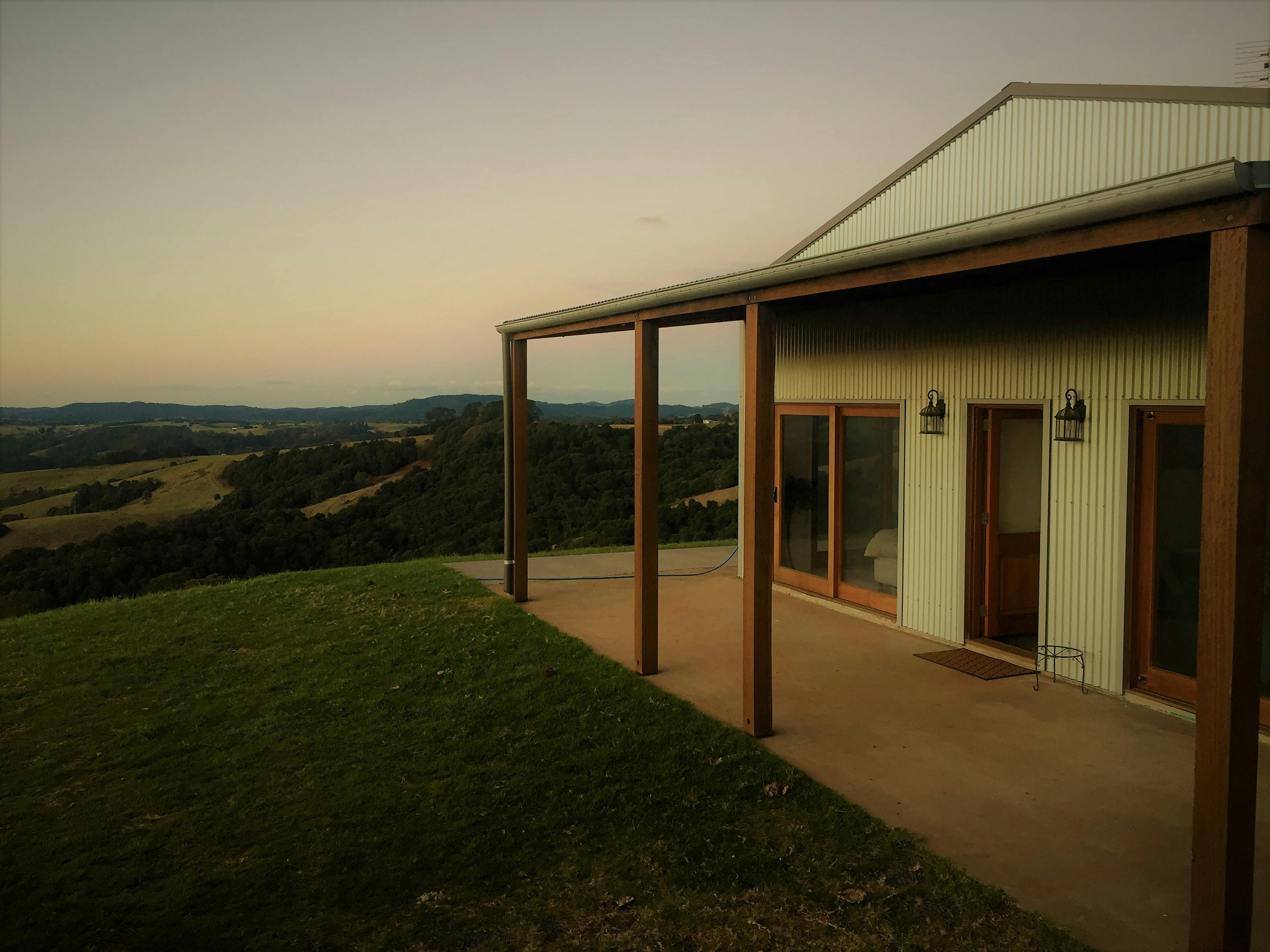 Front of House on a Hill with fabulous views