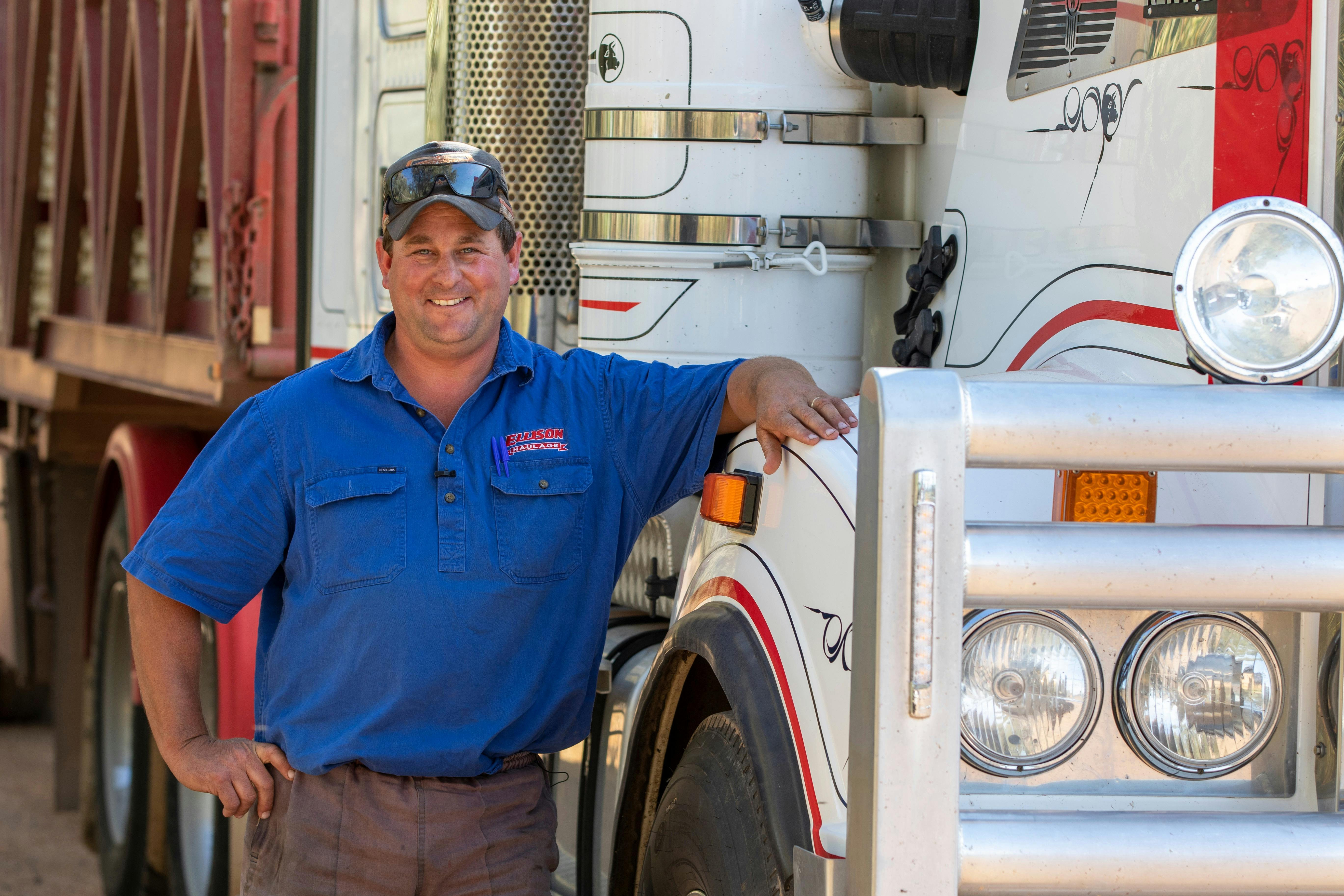 Truck Driver at Gunnedah Saleyards