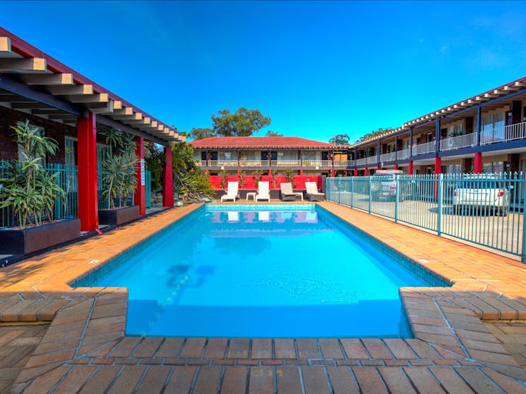 Coffs Harbour accommodation swimming pool at Zebra Motel