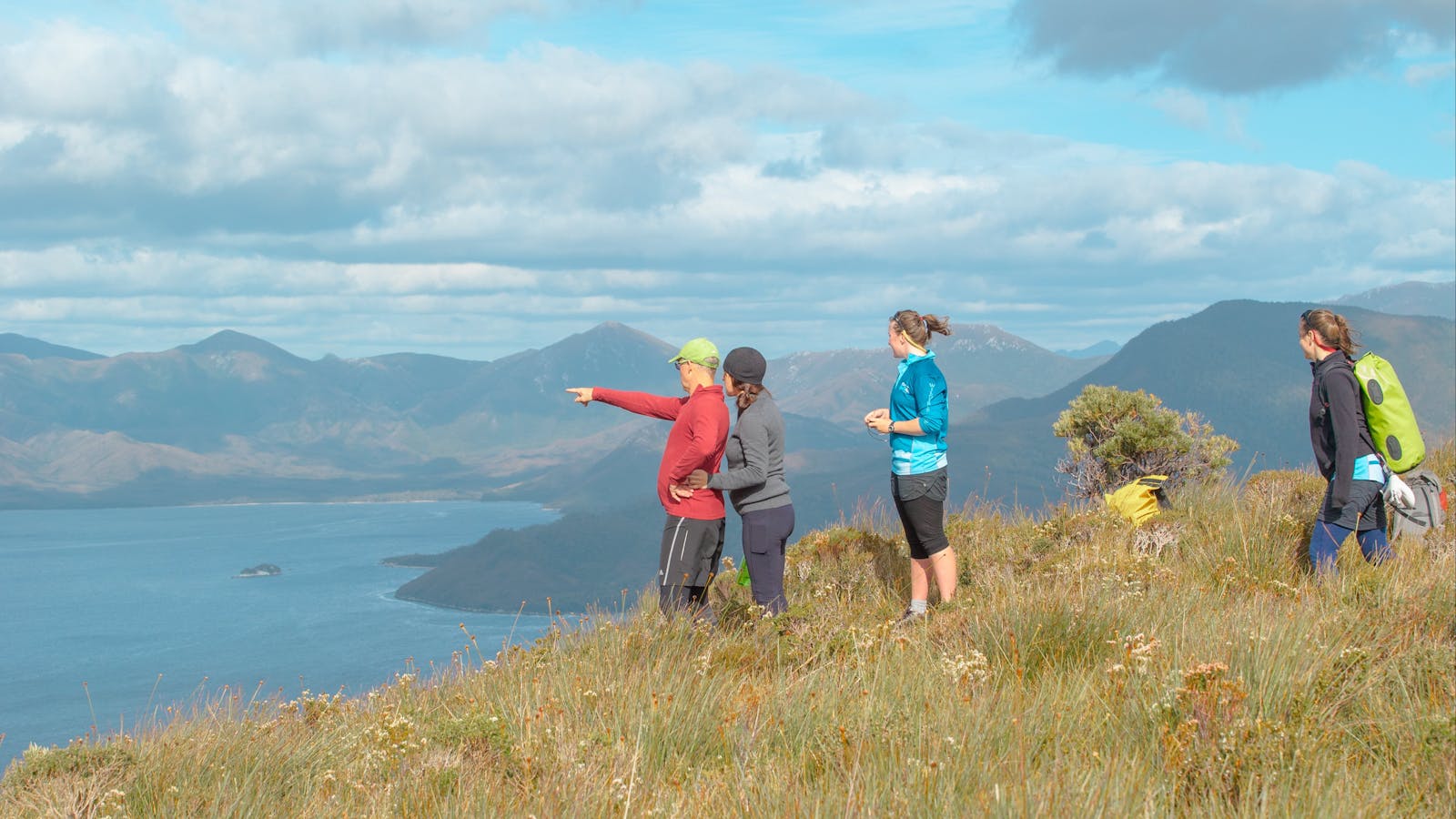 Enjoy the view from Mt Beattie in Southwest Tasmania