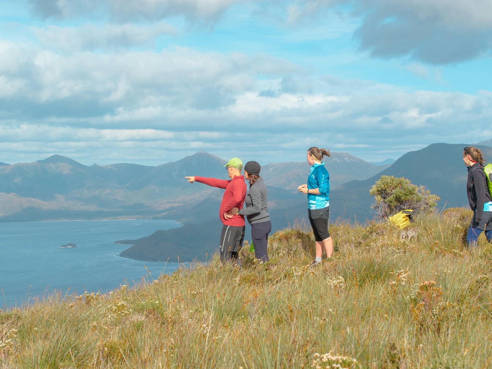 Enjoy the view from Mt Beattie in Southwest Tasmania