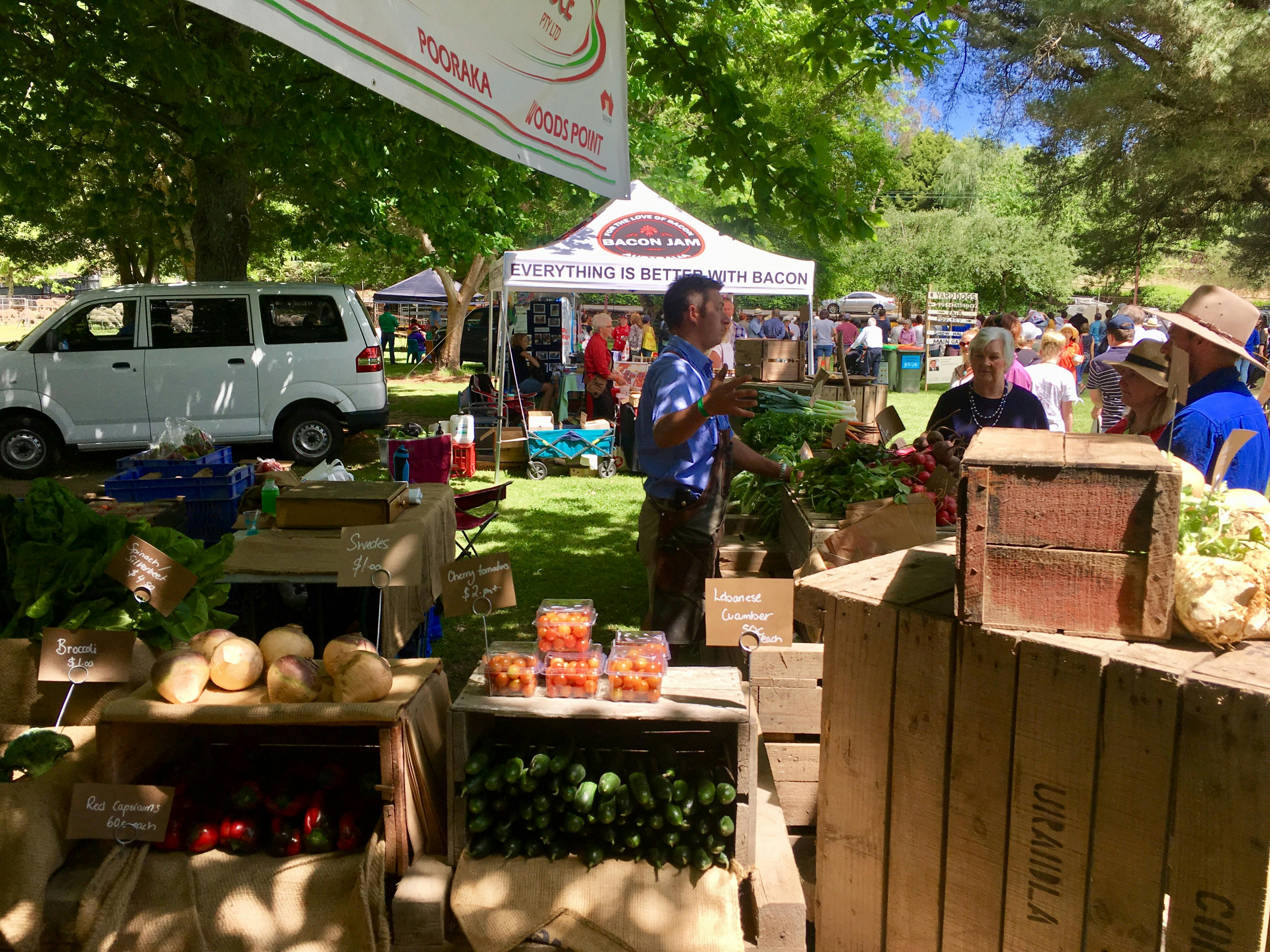 Local Produce available at the Show