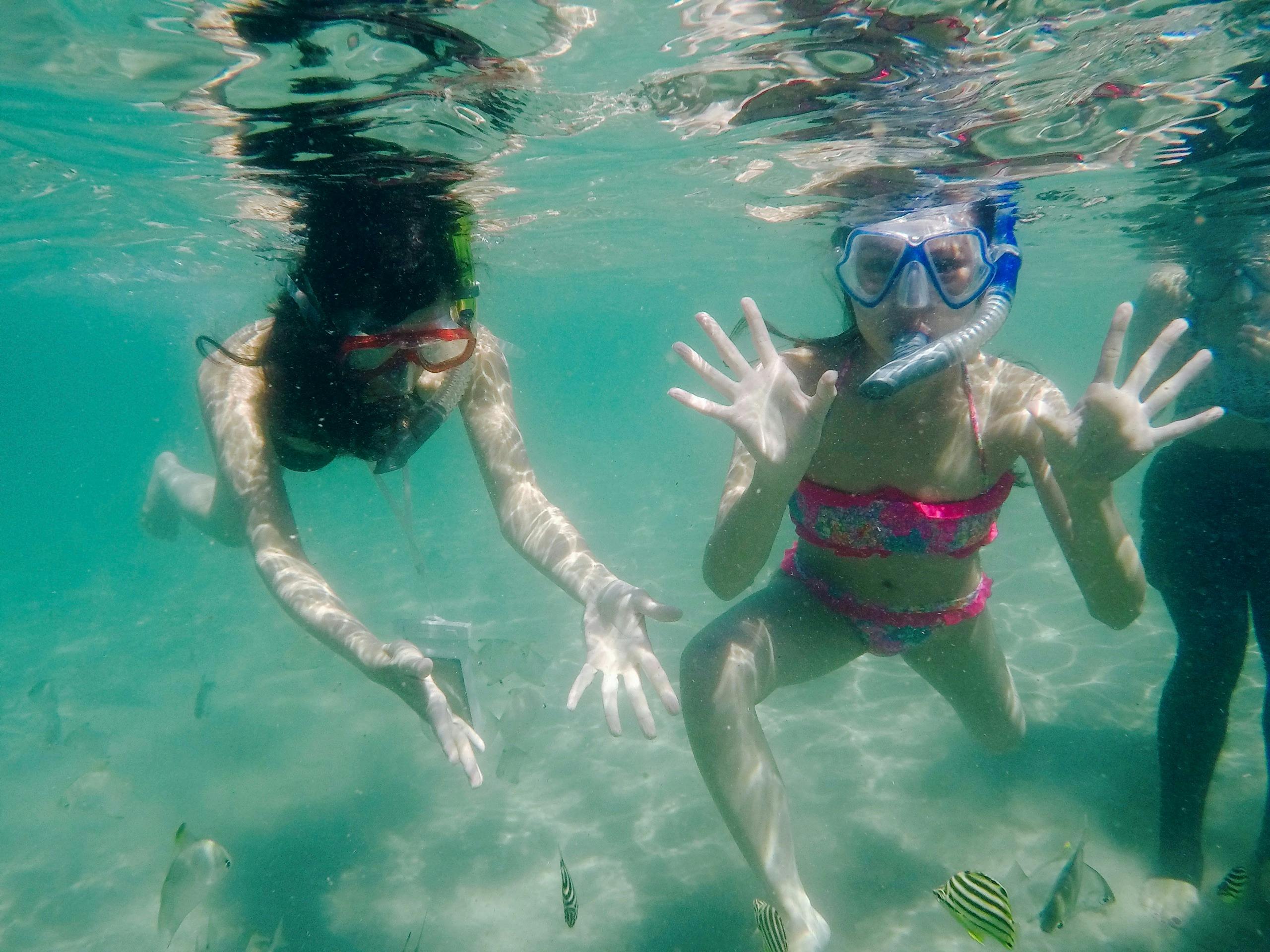 Snorkeling with friends