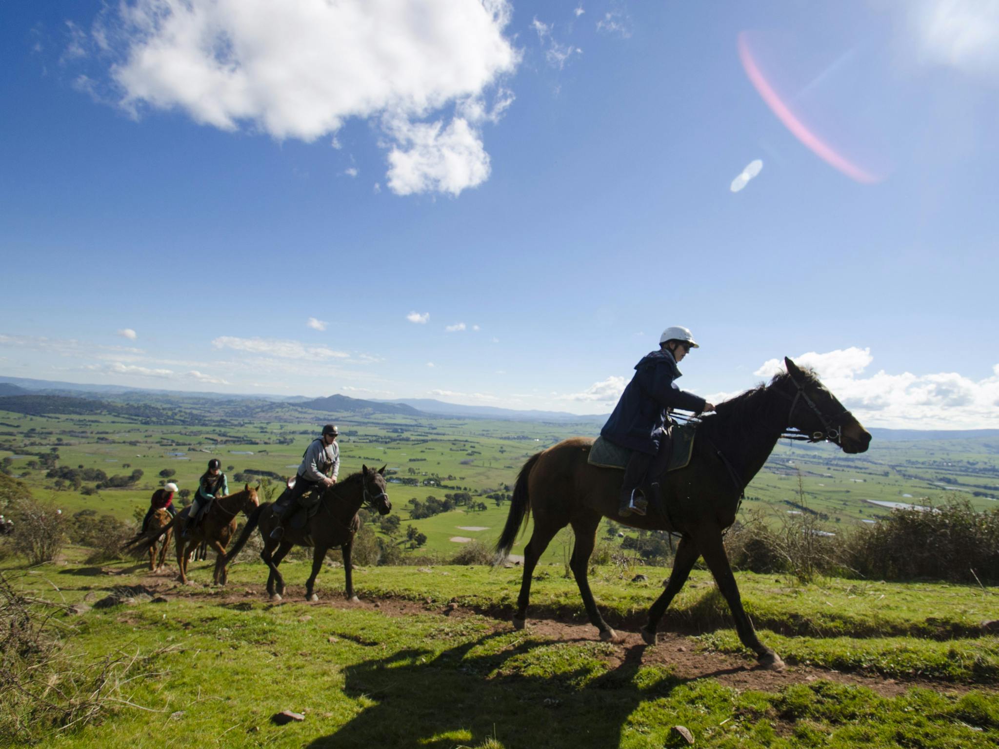 Spectacular scenery on horseback