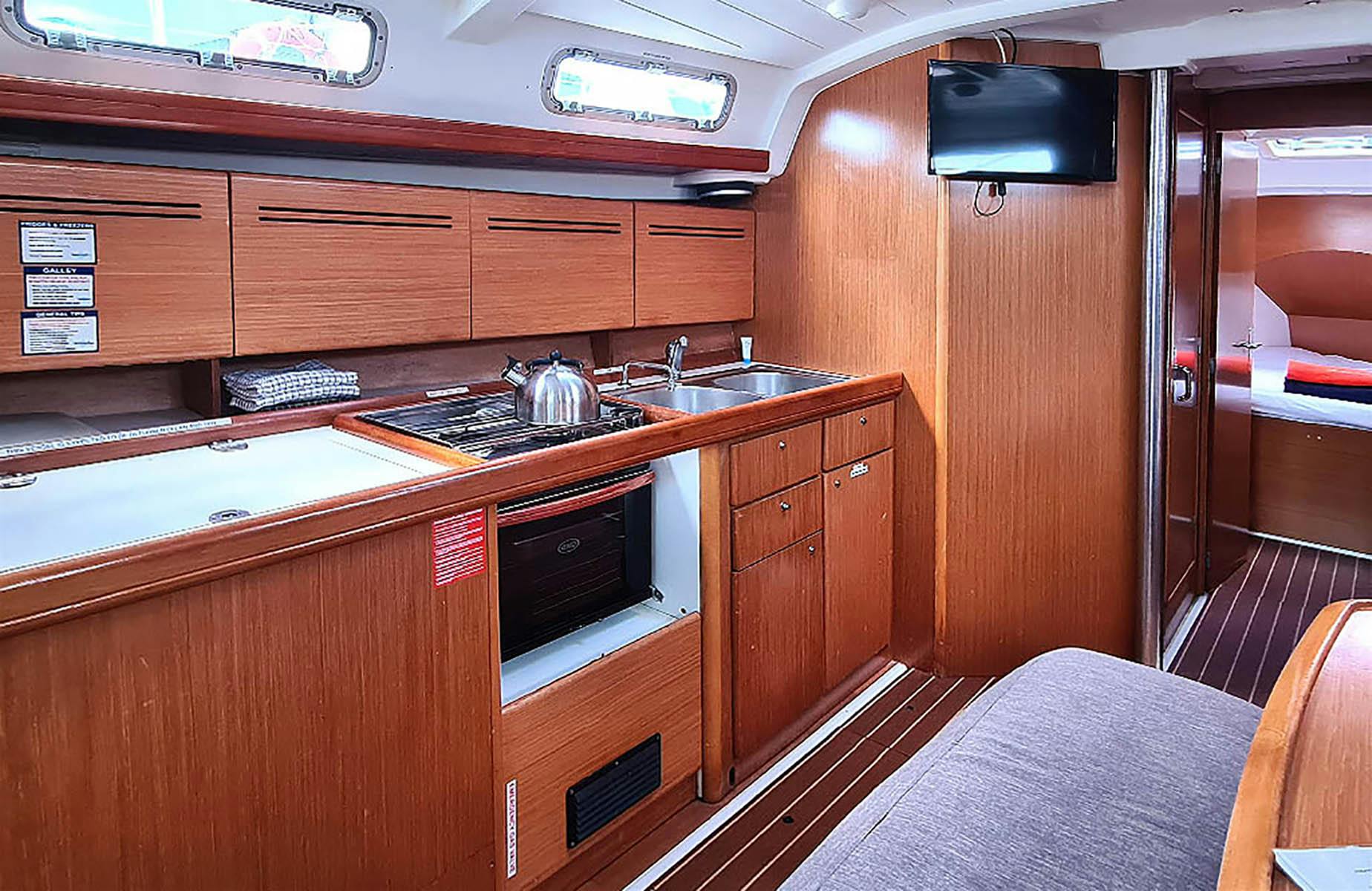 Charter Yachts Australia - Chirping Bird Sailing Yacht Galley