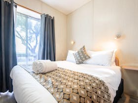 Main bedroom inside an Ensuite Cabin