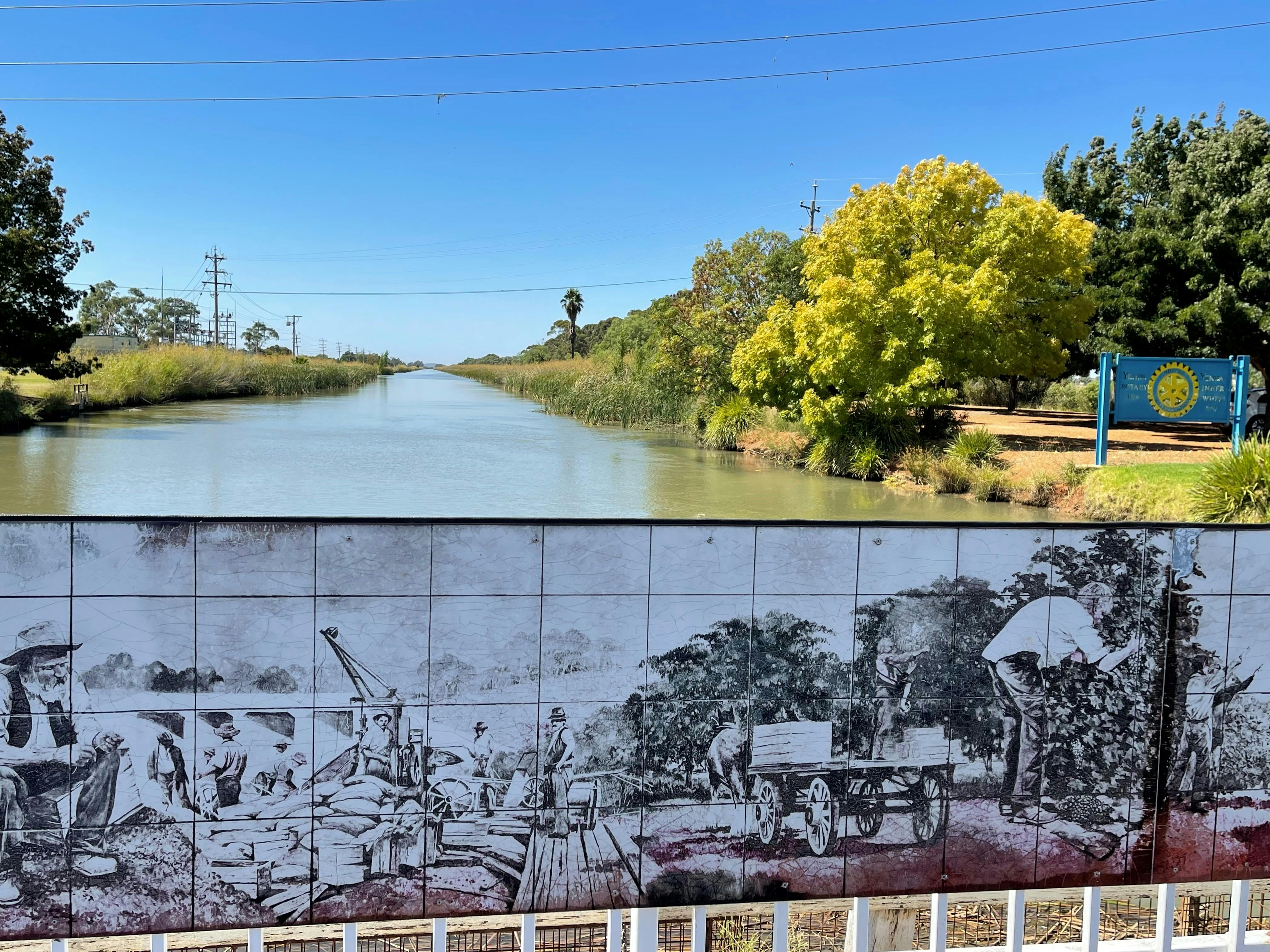 延達百年公園的壁畫