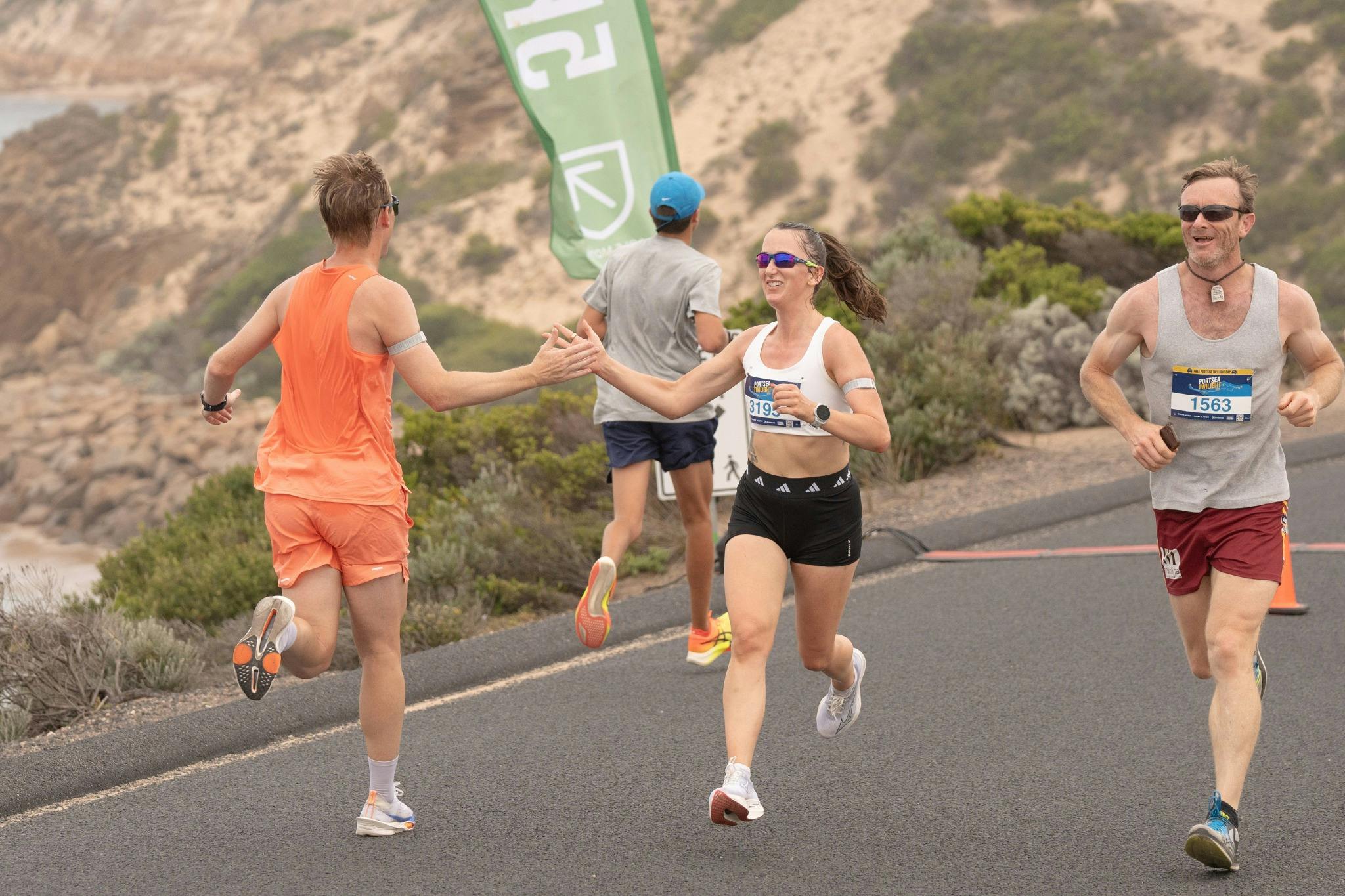 Participants running