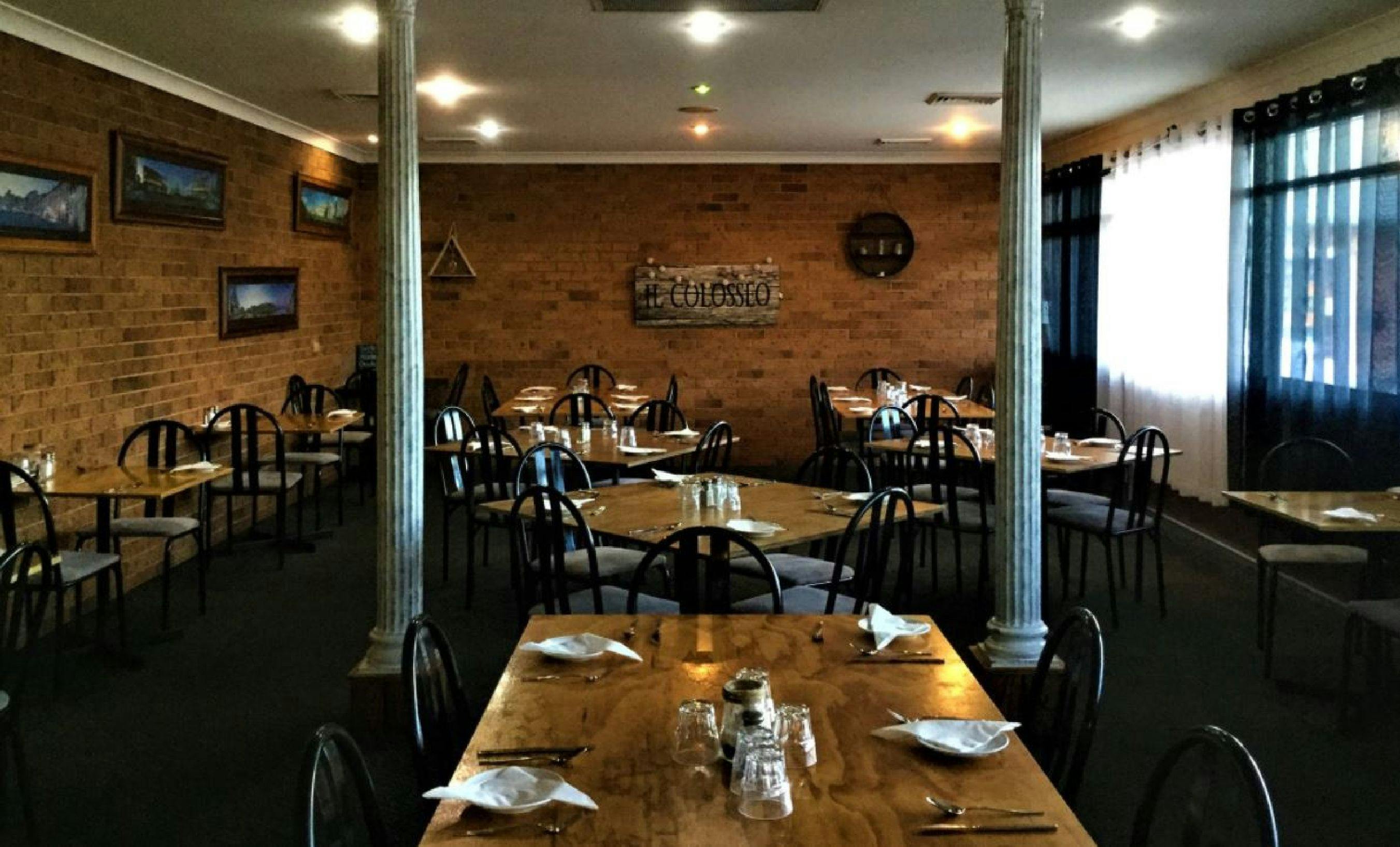 Interior of restaurant