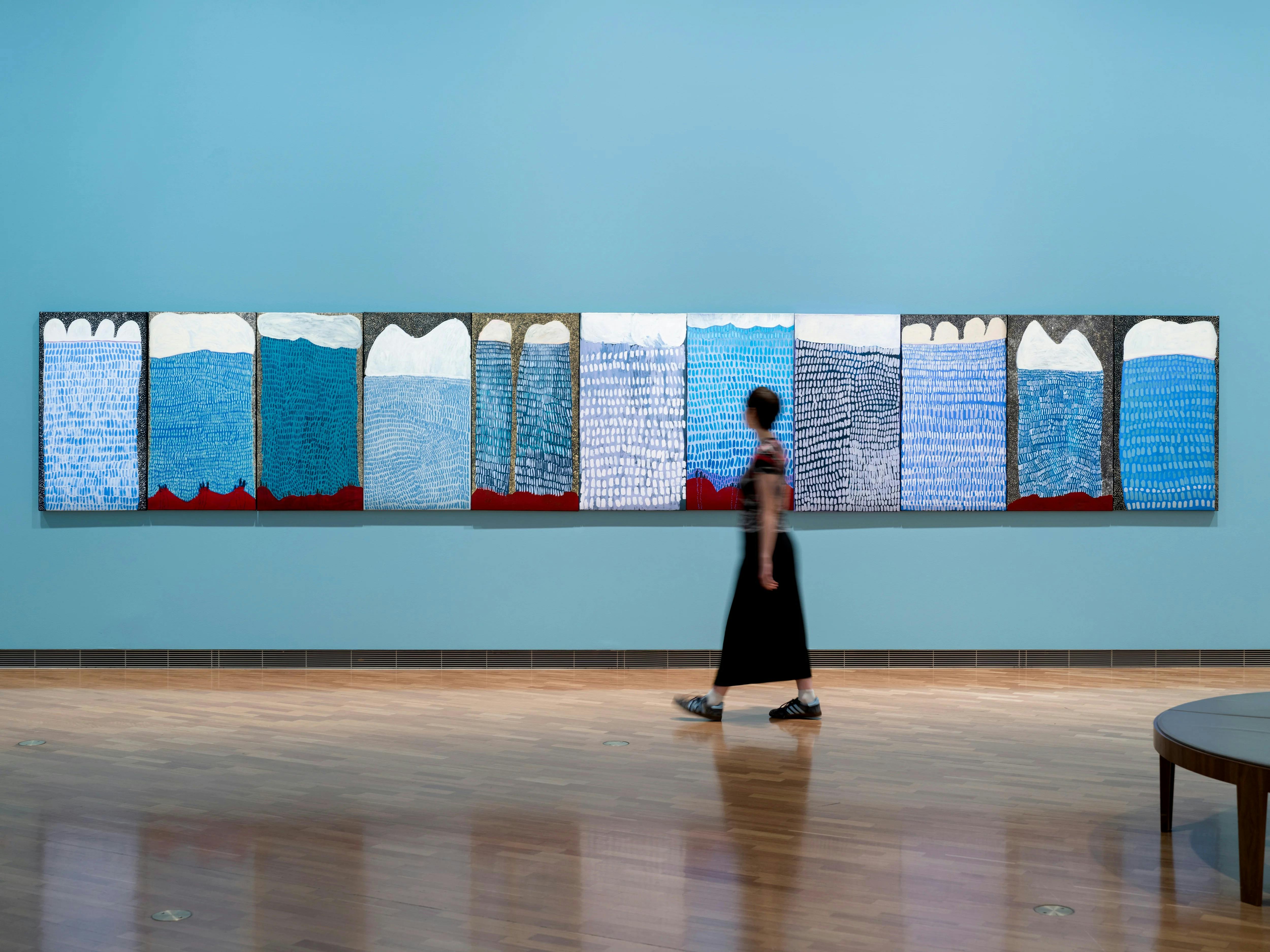 5th National Indigenous Art Triennial: After the Rain, installation view, National Gallery