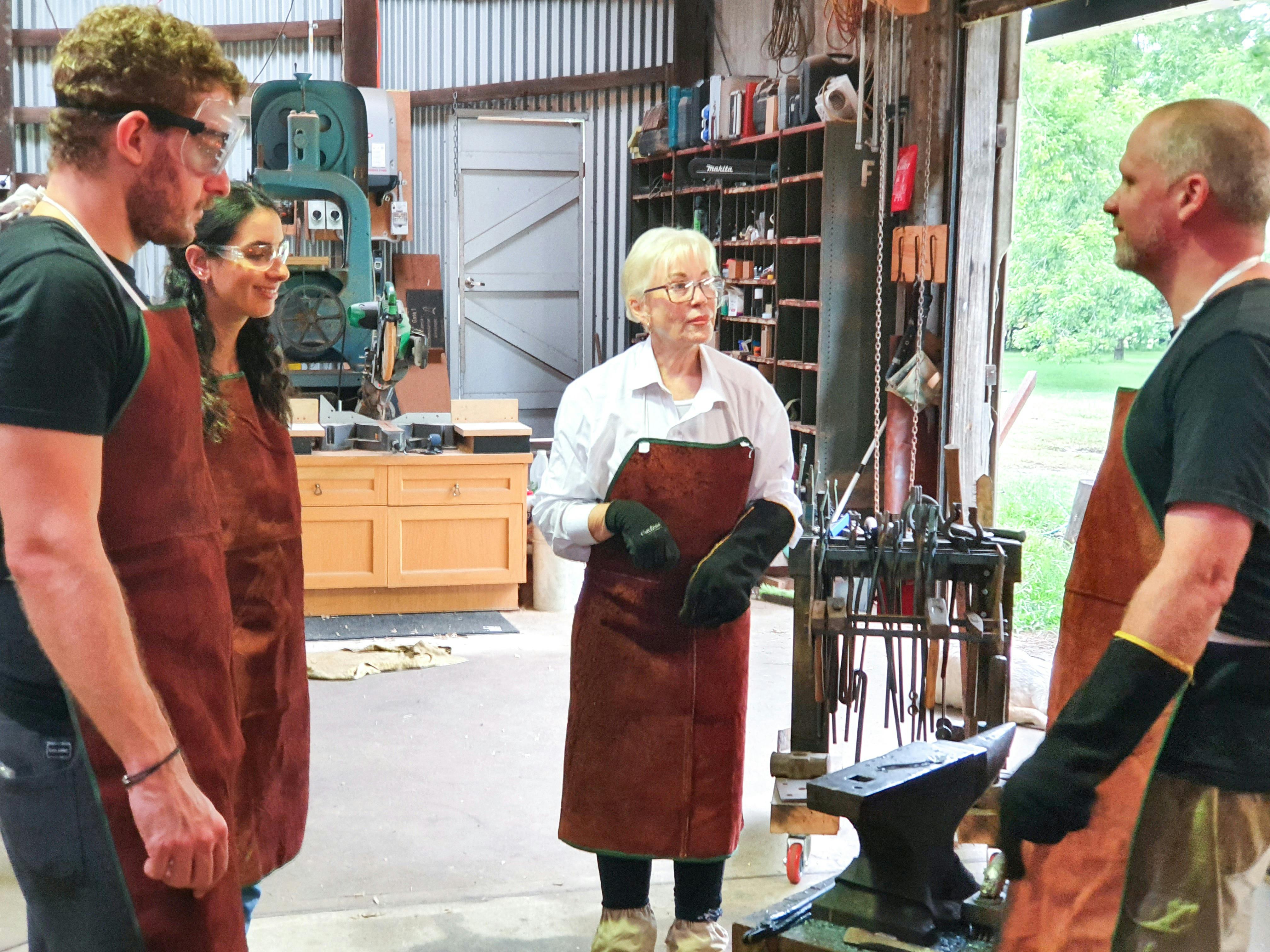 Chris instructing the Class