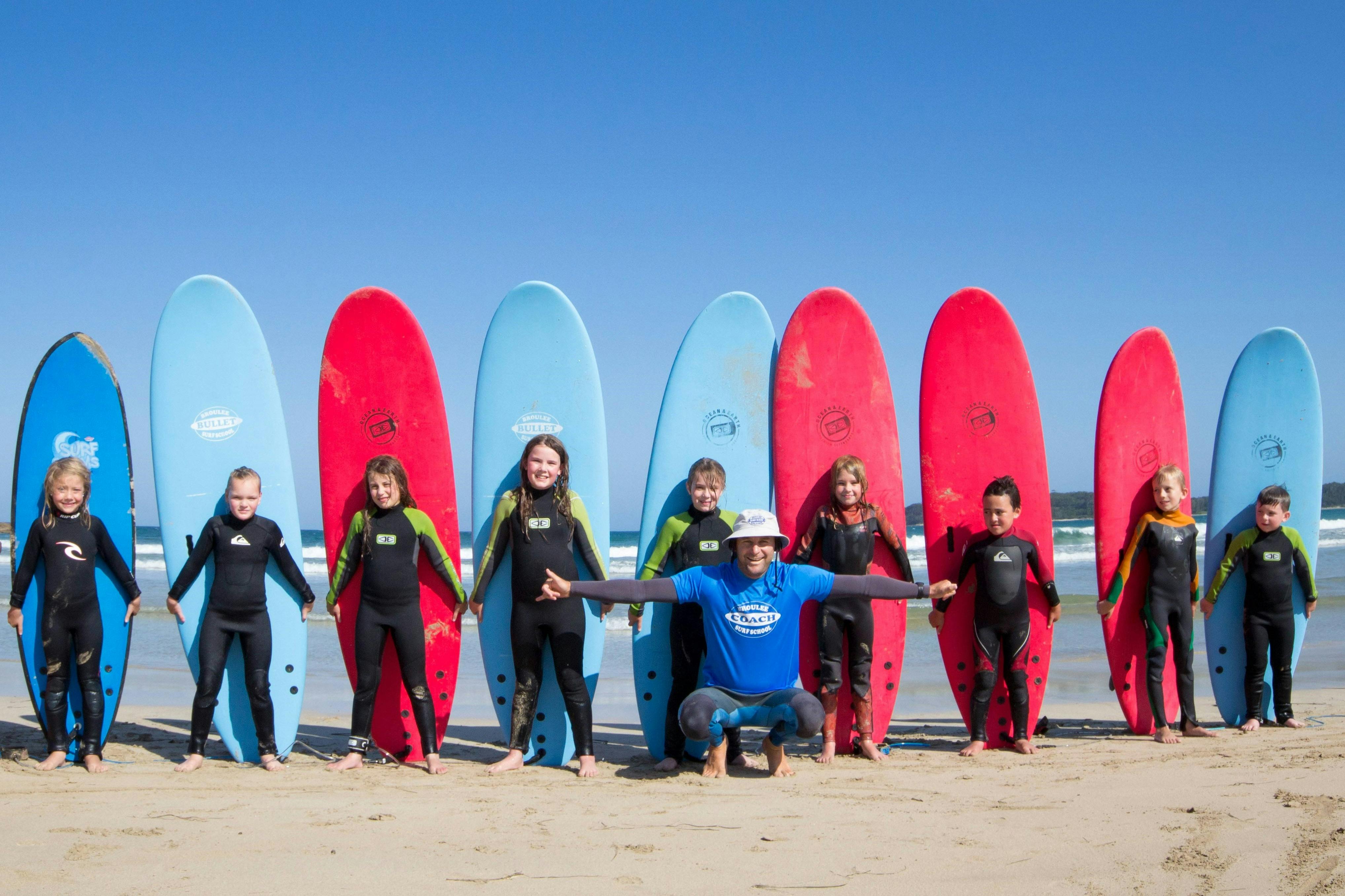 ブルーリーでサーフィンを学ぶ