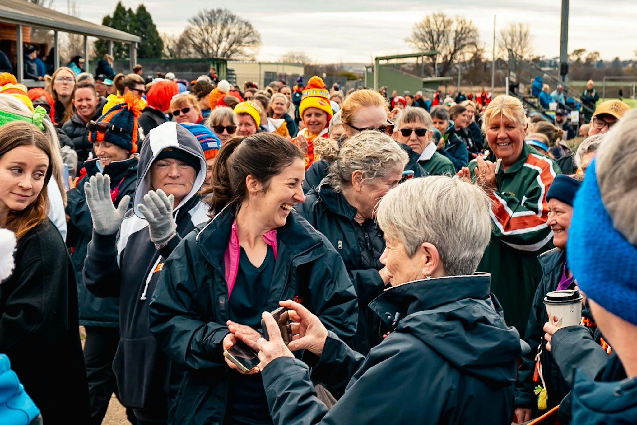 Women's Masters Hockey Players Celebrate Away From the Pitch