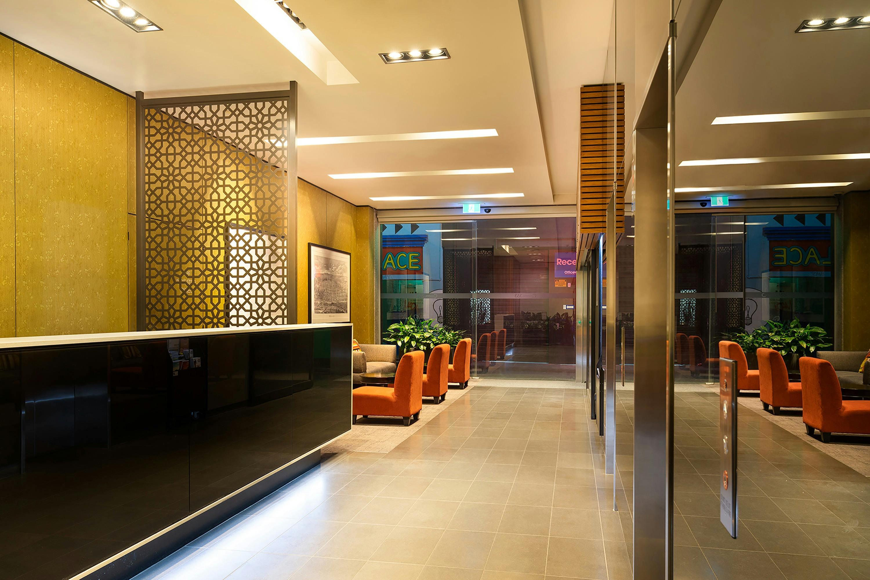 Reception and Lobby