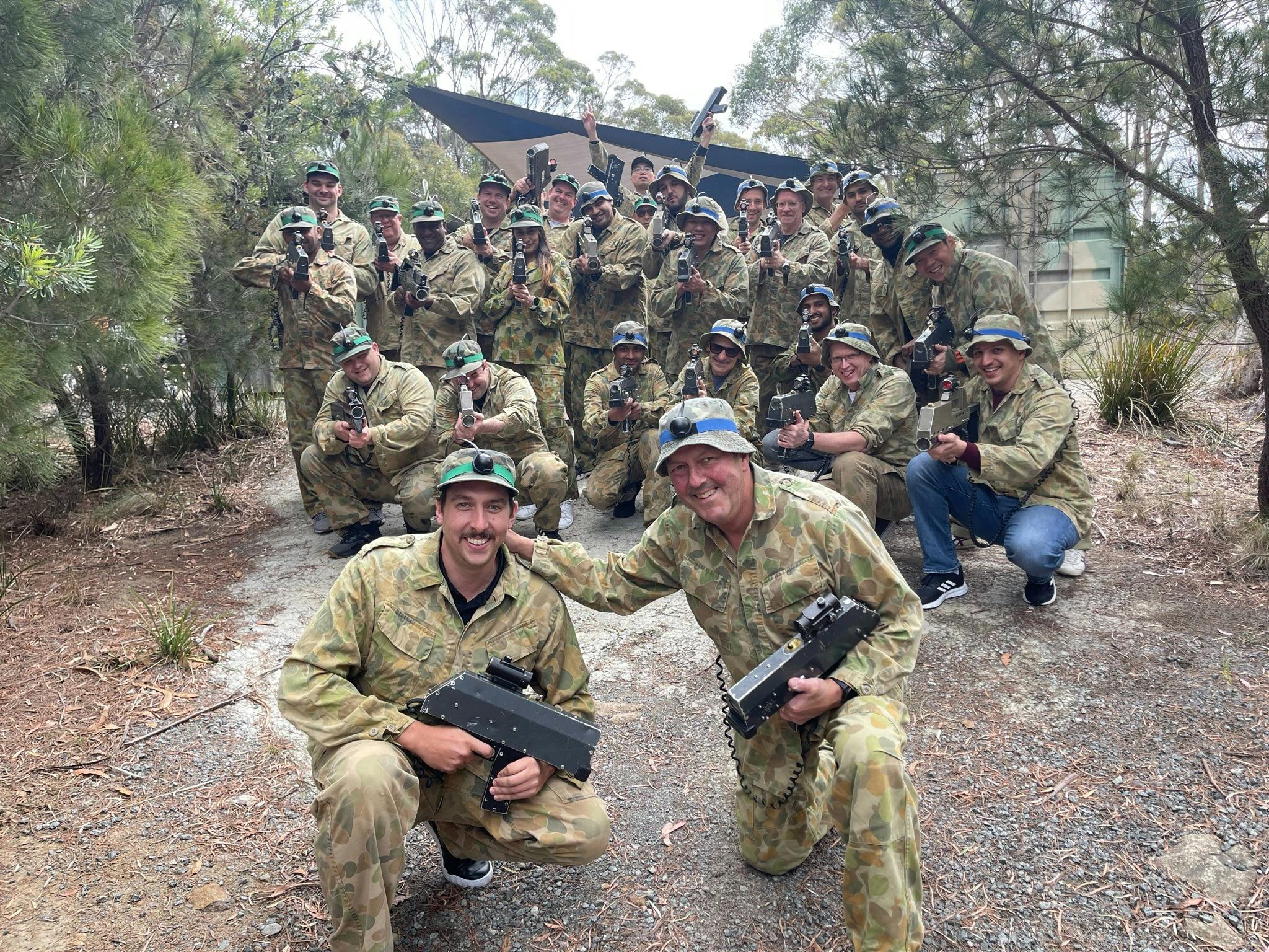 Adults Team Building at Laser Skirmish
