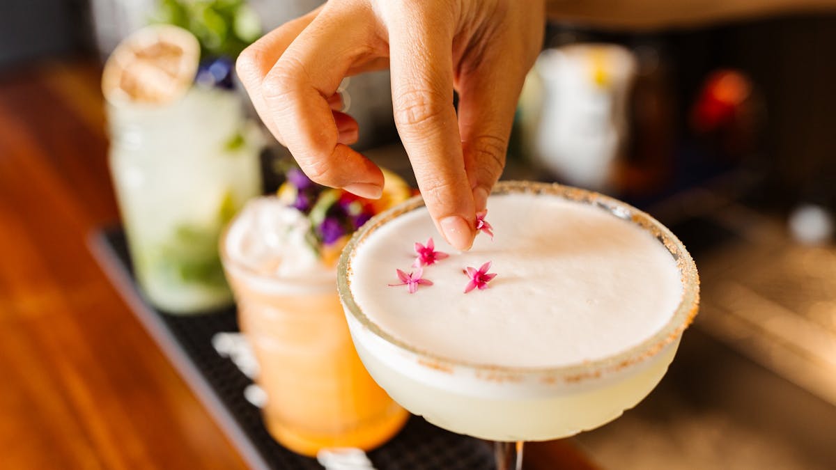 Cocktails in The Backyard