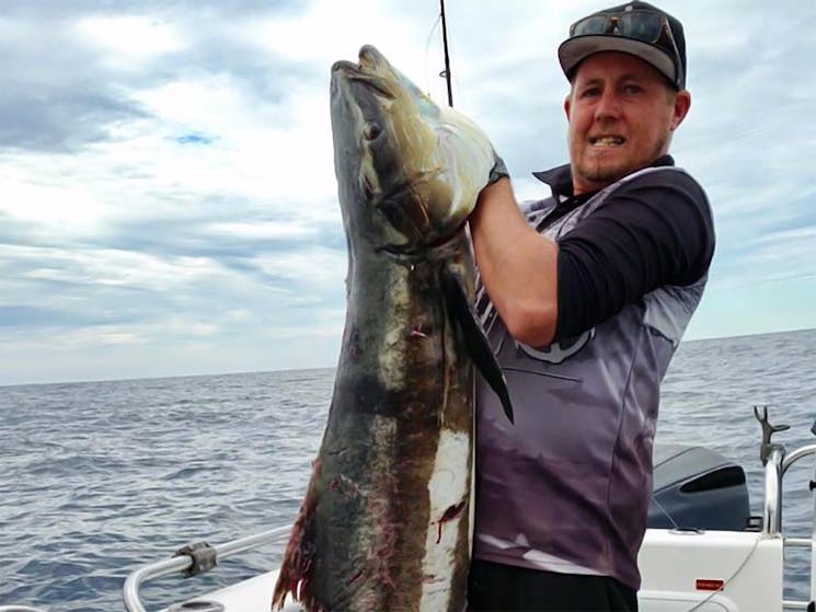Bart's looking pretty happy with his Cobia, how awesome.