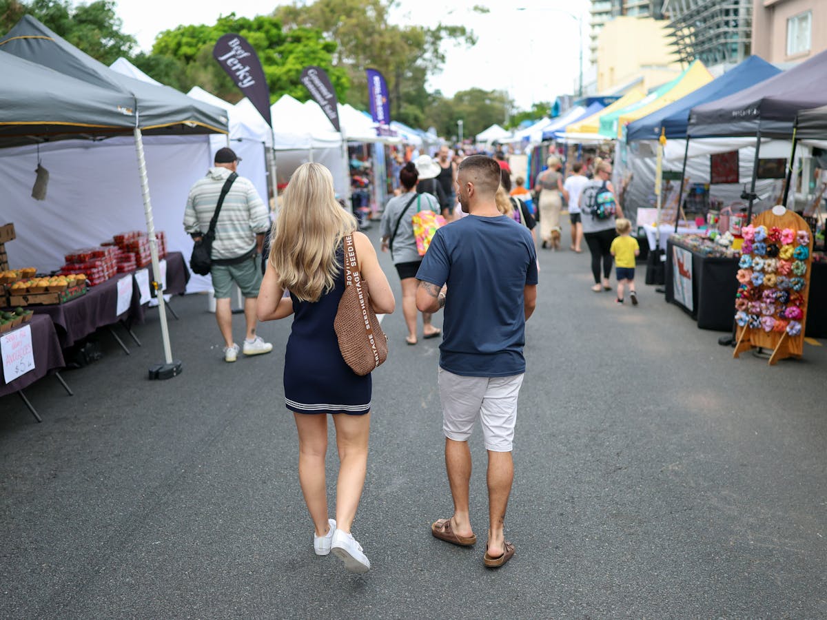 Couple at Redcliffe Markets