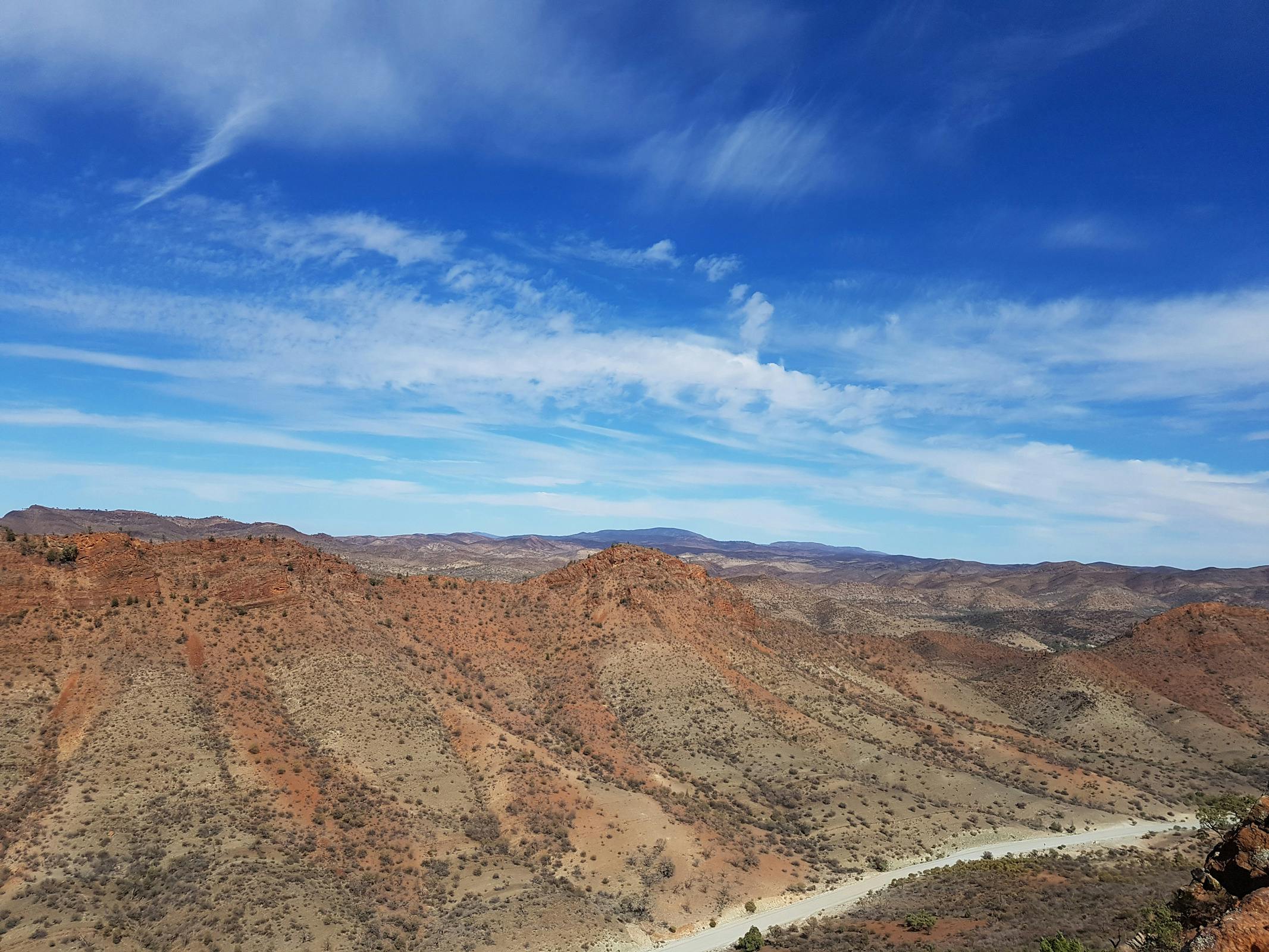 Views of the rugged mountains at Arkaroola