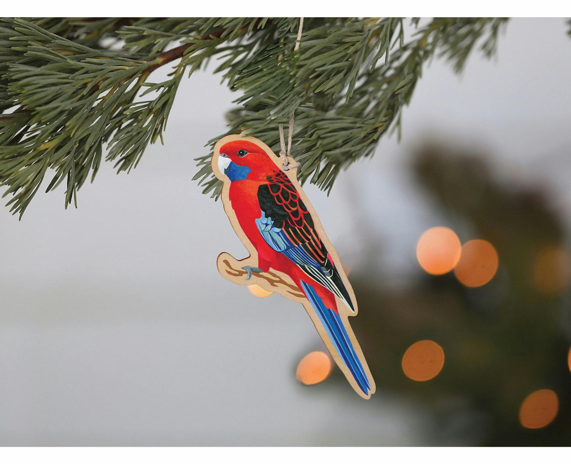 Crimson Rosella decoration