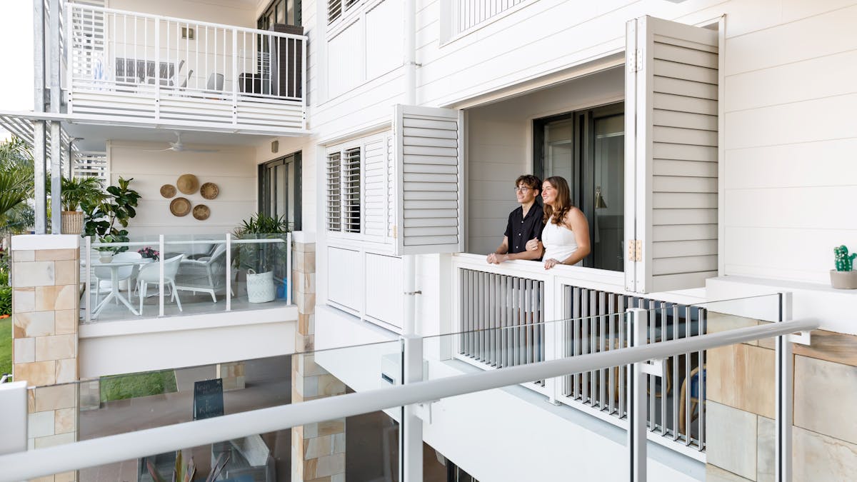 The Boathouse Apartments  Each apartment offers water front views of the Port of Airlie Marina