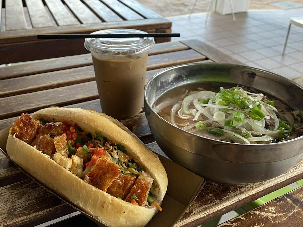 Banh my, pho and vietnamese coffee Banh my, pho and vietnamese coffee