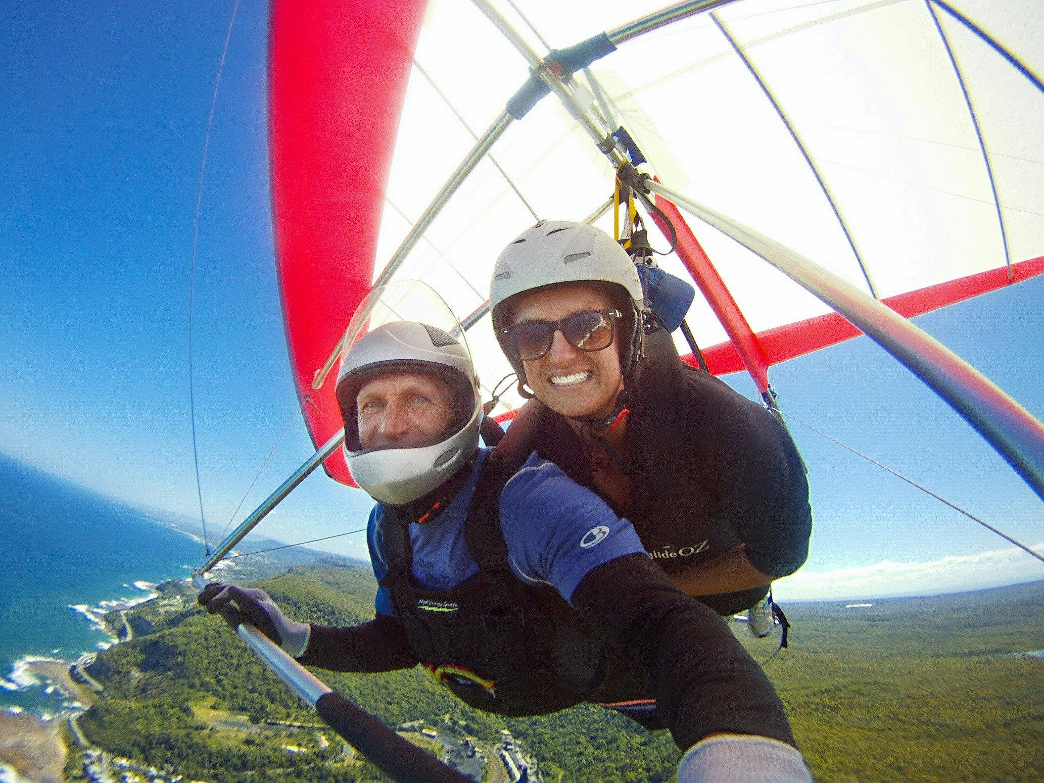 Tandem Hangglide at Hill 60, Wollongong