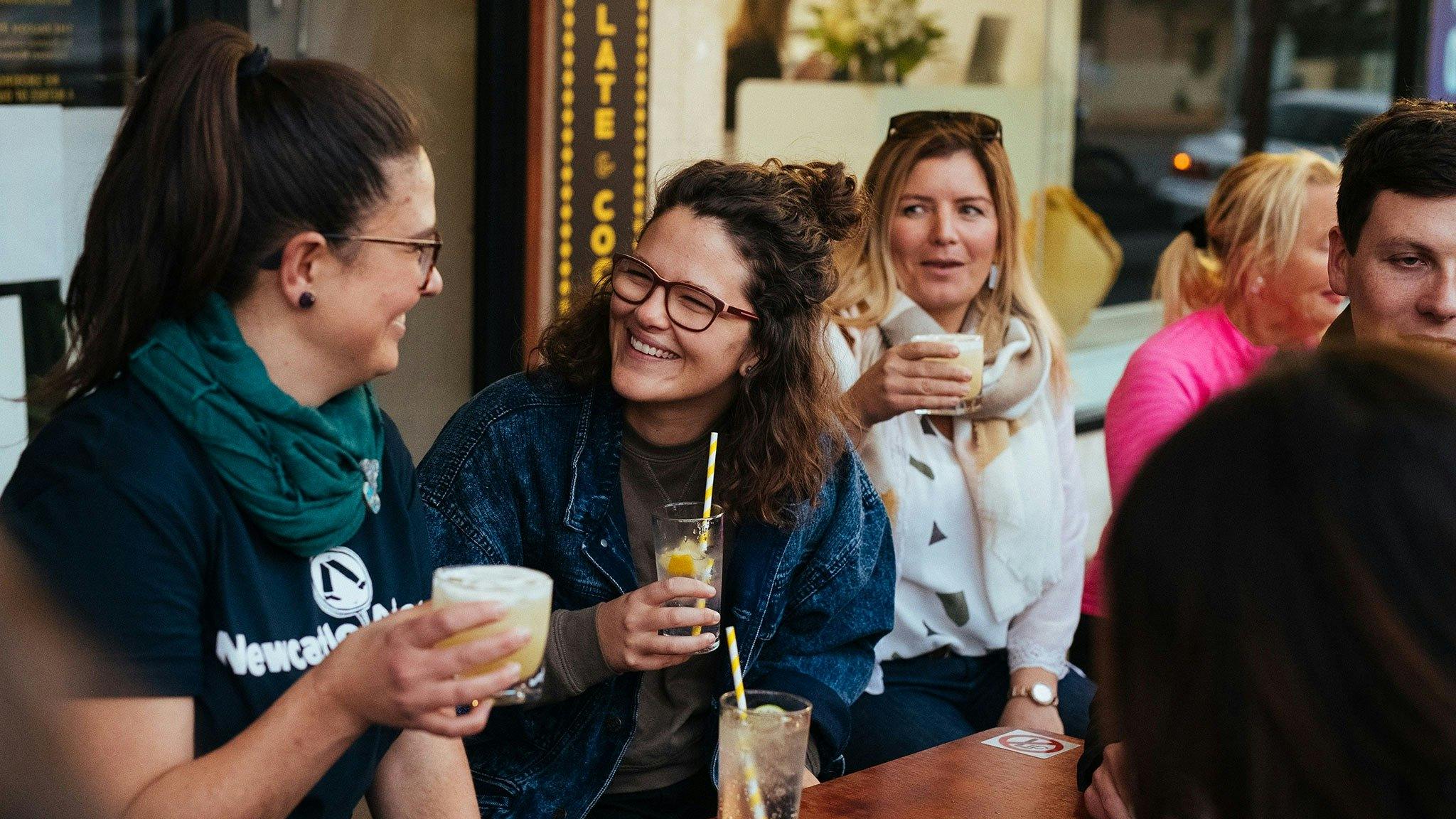 Guests having drinks