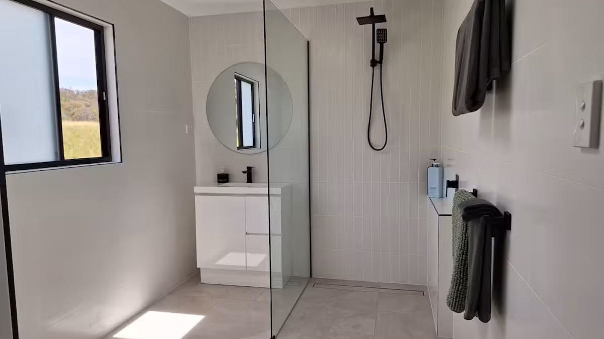 Bathroom and shower