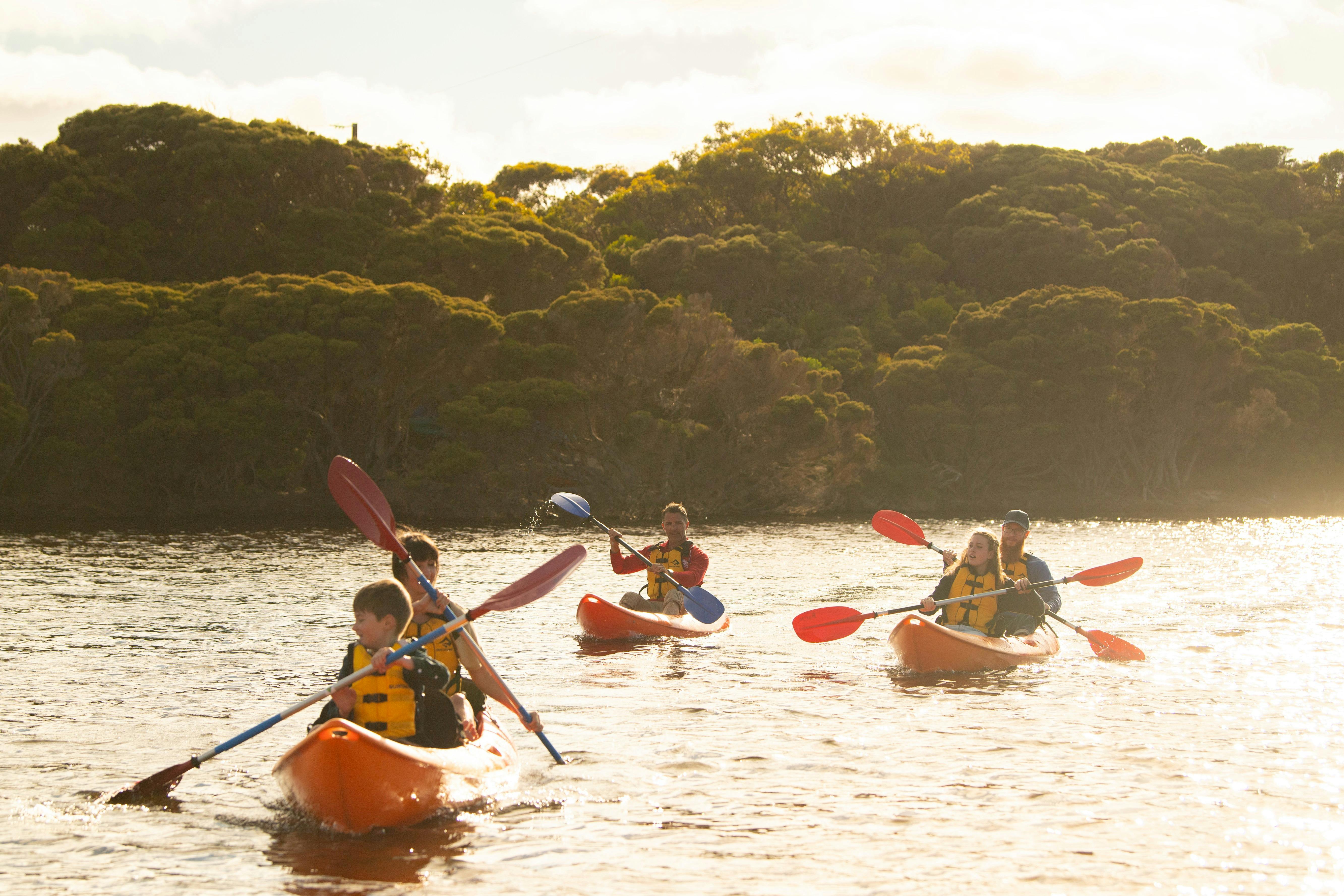 Family Kayak Fun