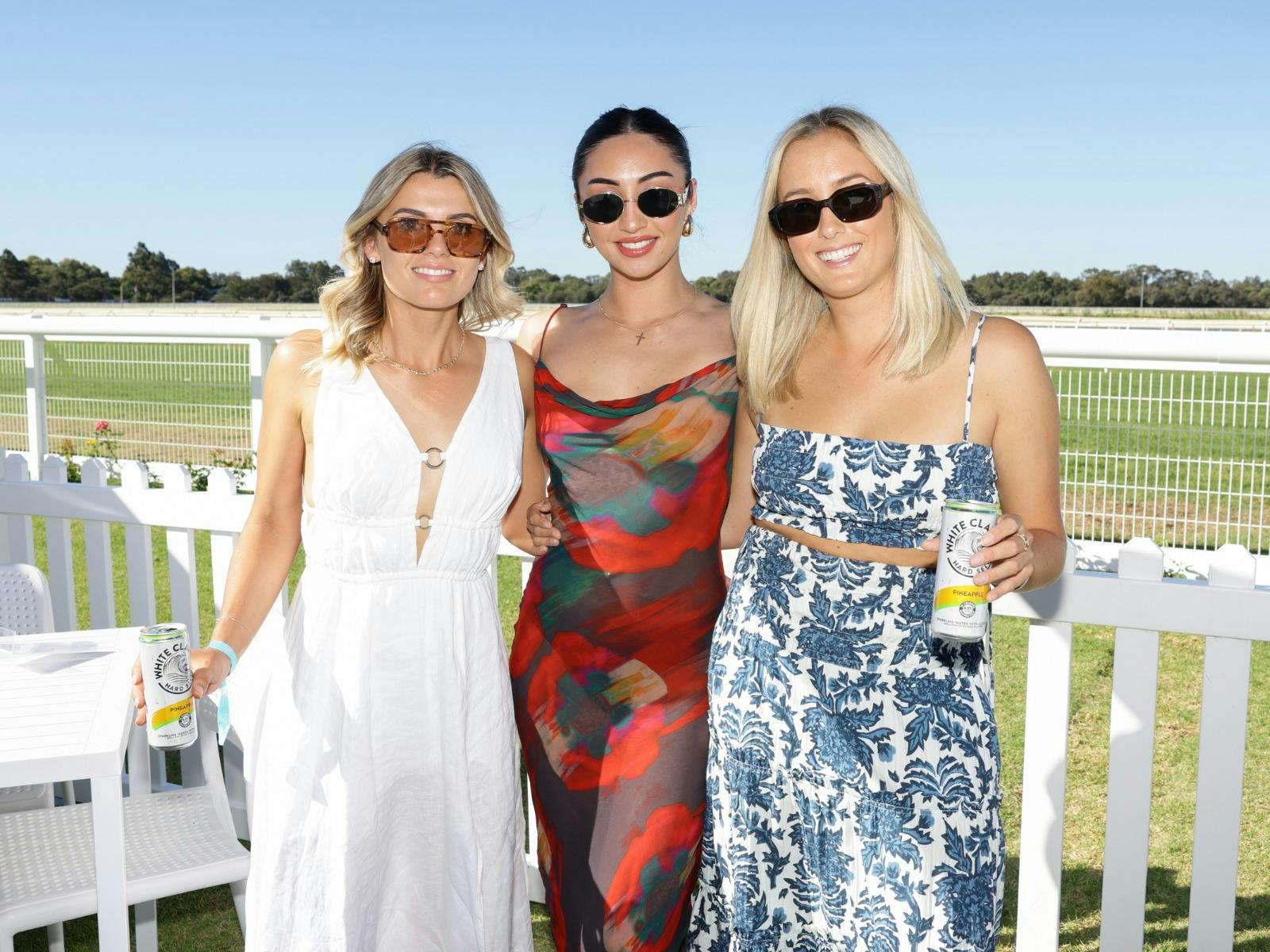 Ladies enjoying Ascot Racecourse