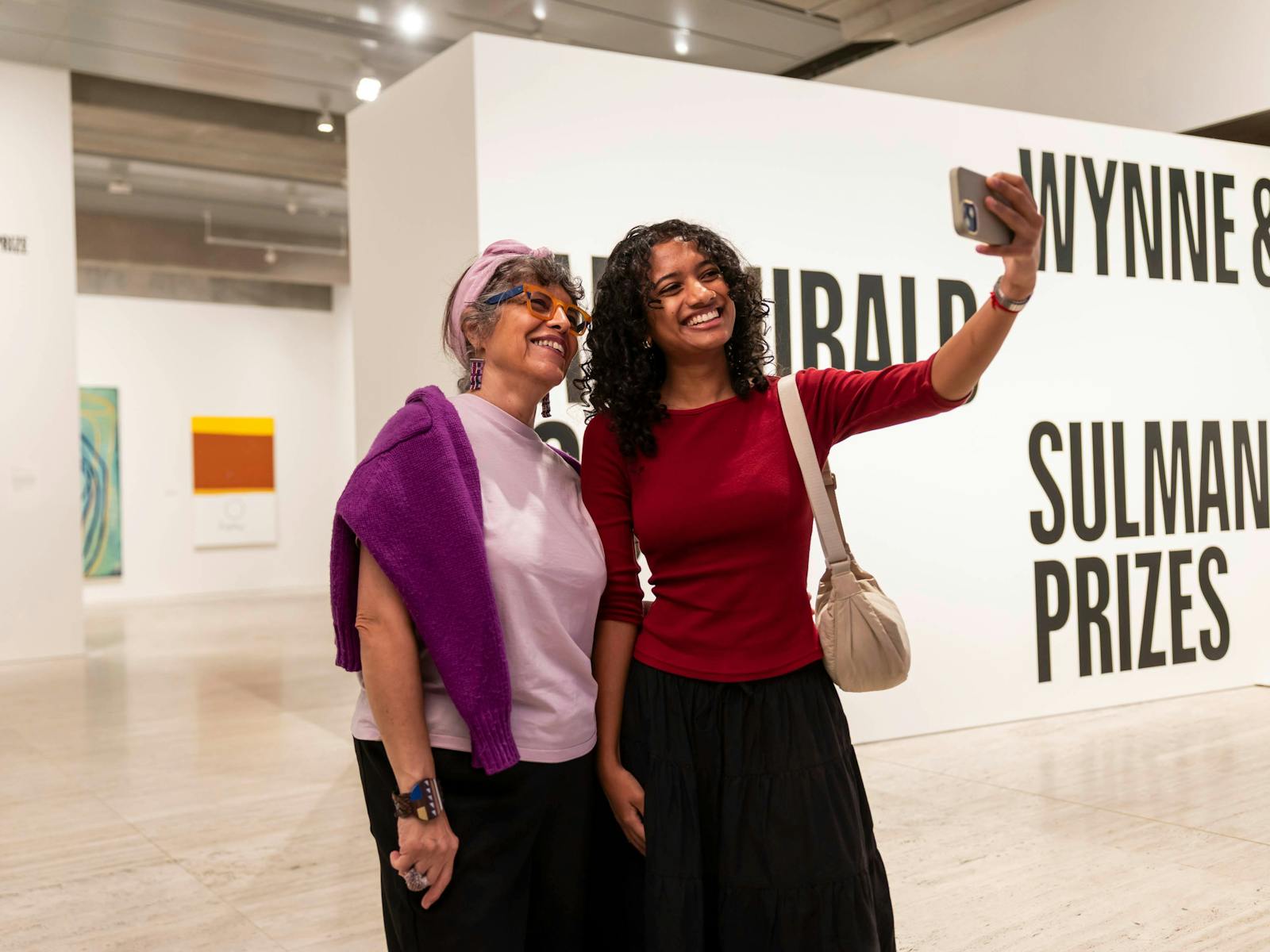 Archibald Wynne and Sulman Prizes 2025 전시회 방문객