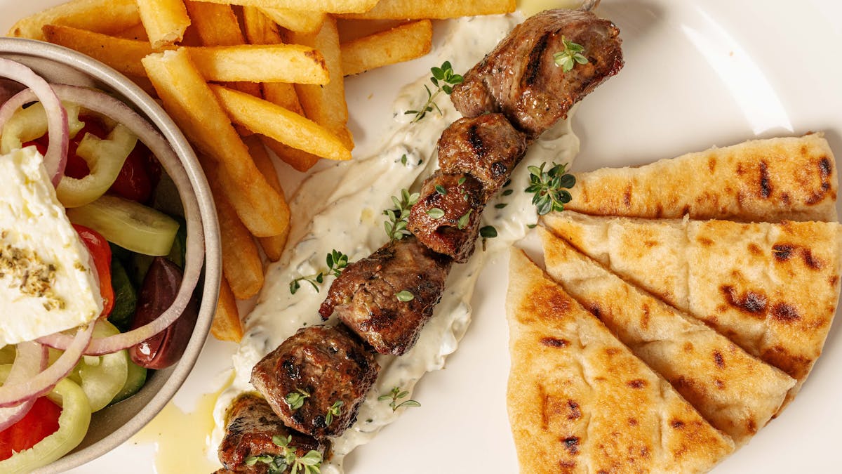 Food at Opa Bar + Mezze