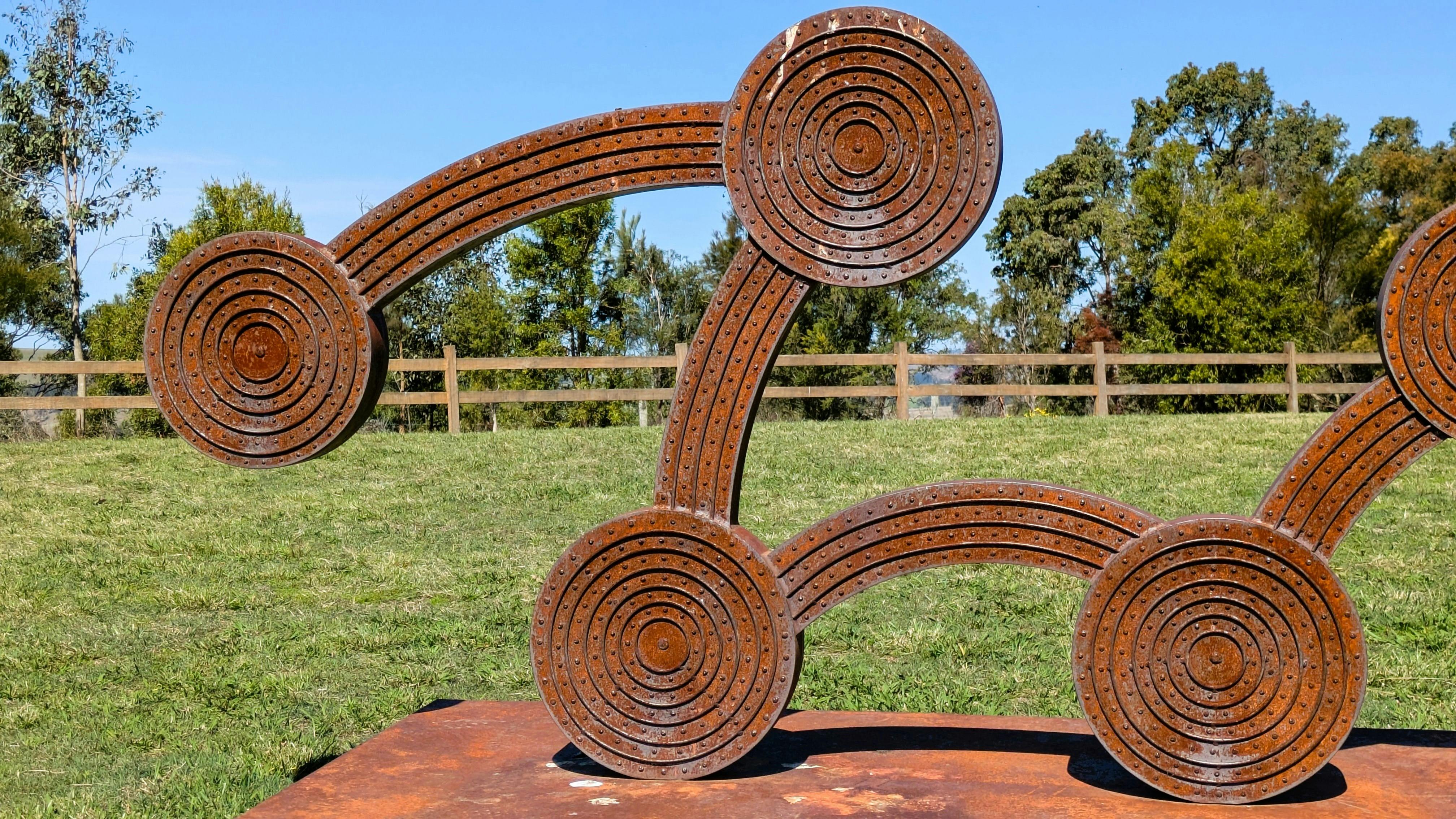 Campsites sculpture by Tarisse King