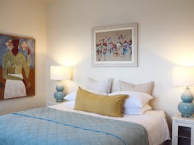 King bedroom with quality linen.
