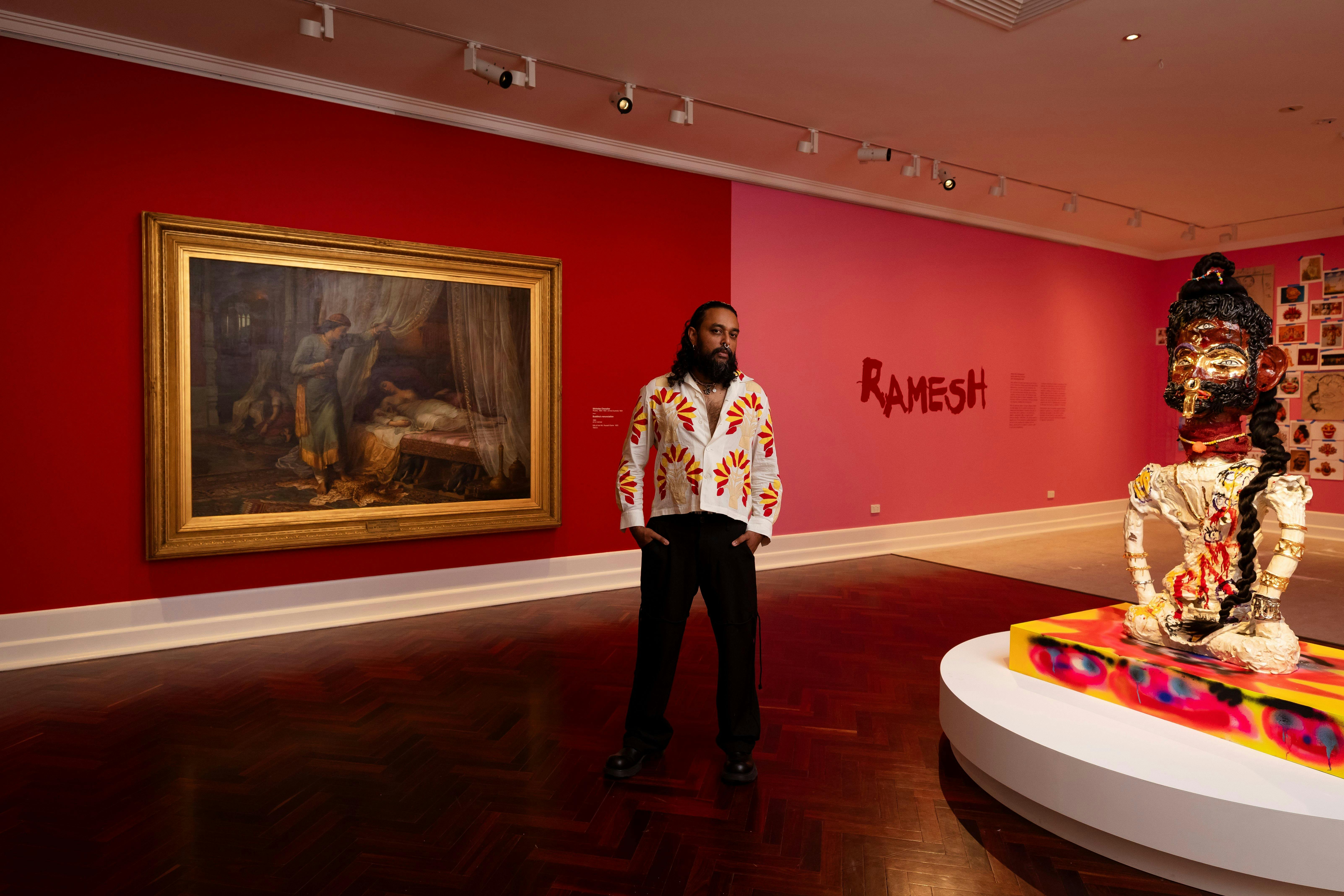 Ramesh Mario Nithiyendran at the Art Gallery of Ballarat