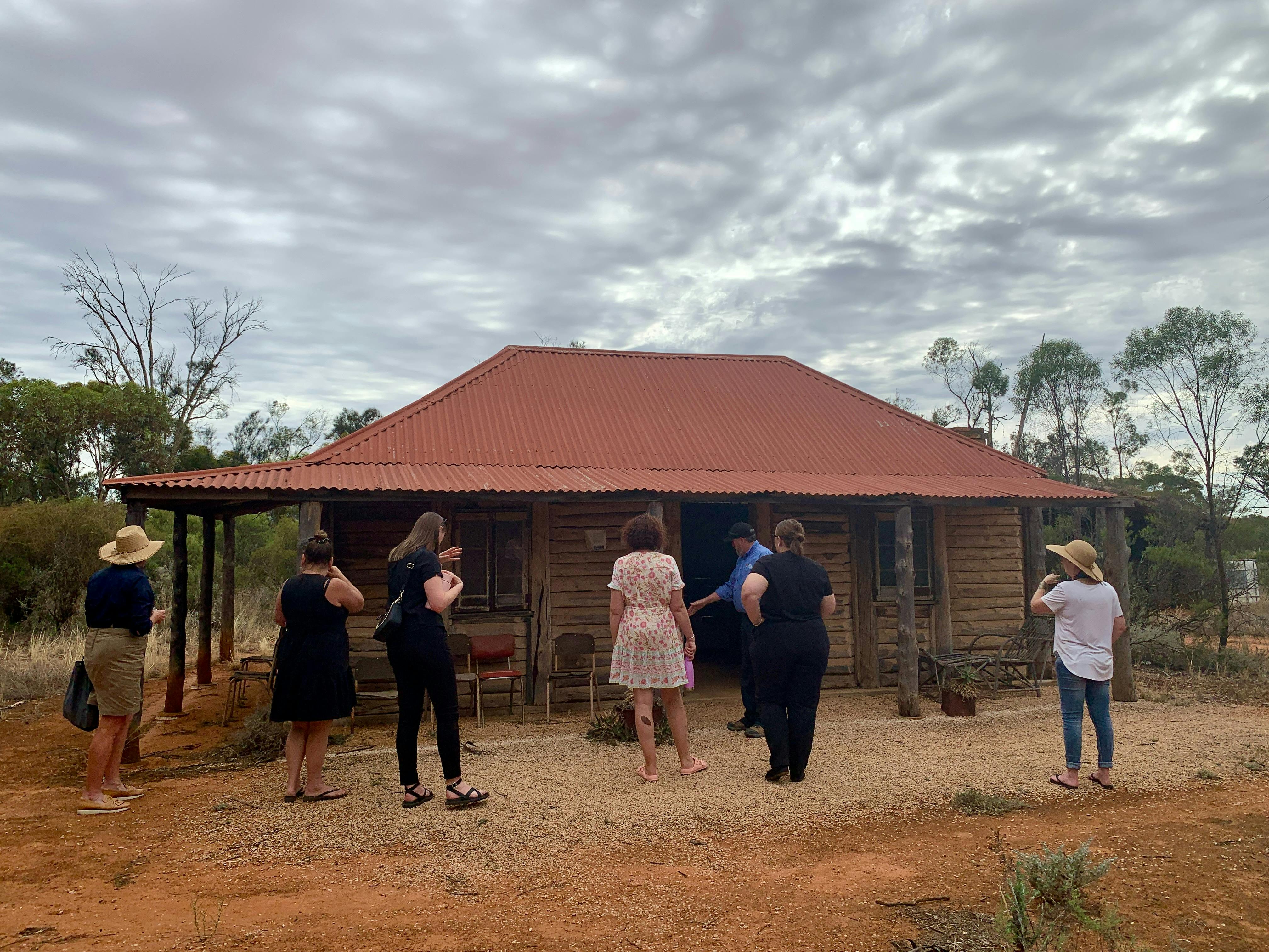 The first building in the Millewa County, Millewa Pioneer Park