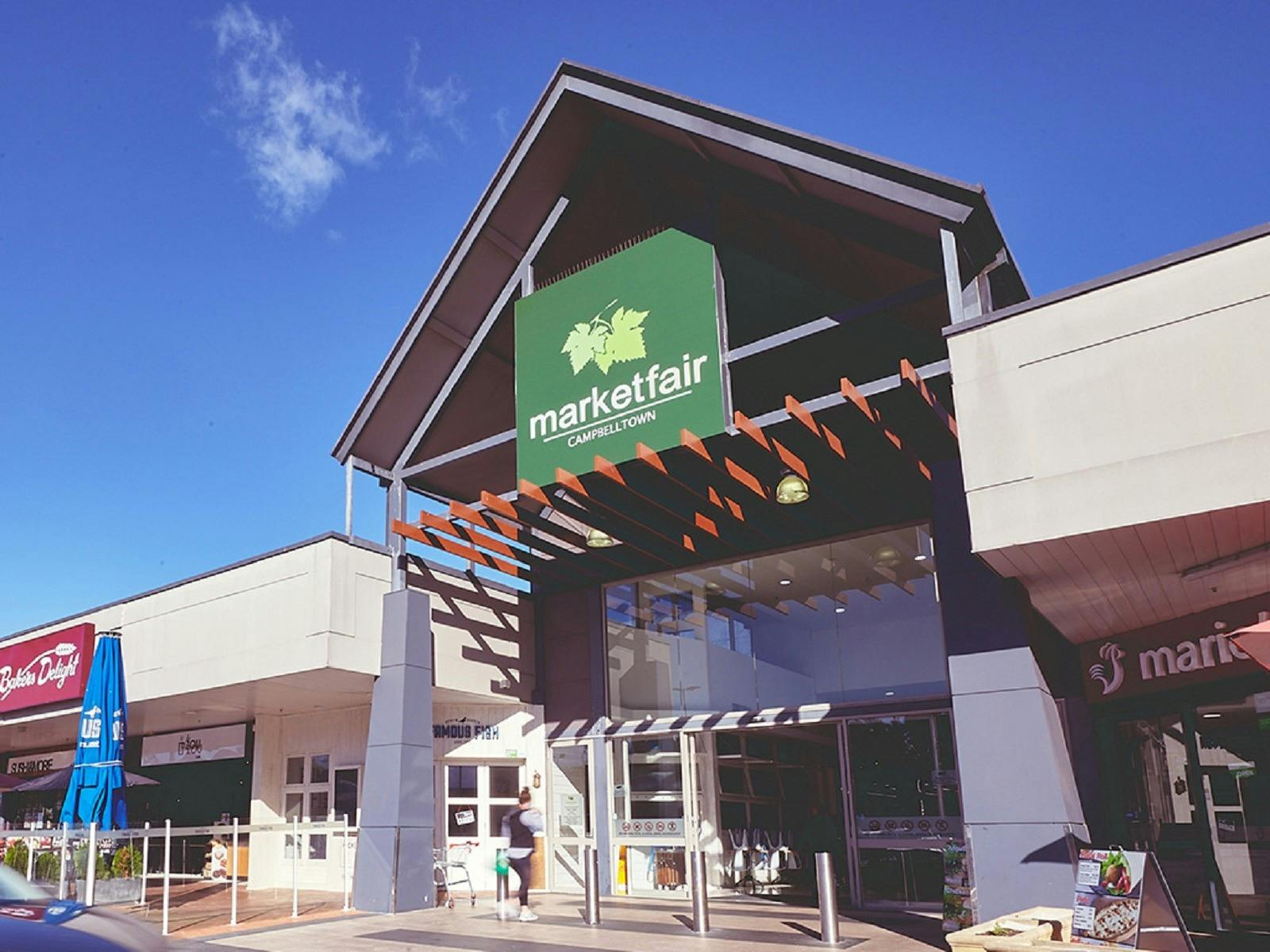 entrance to Marketfair Campbelltown